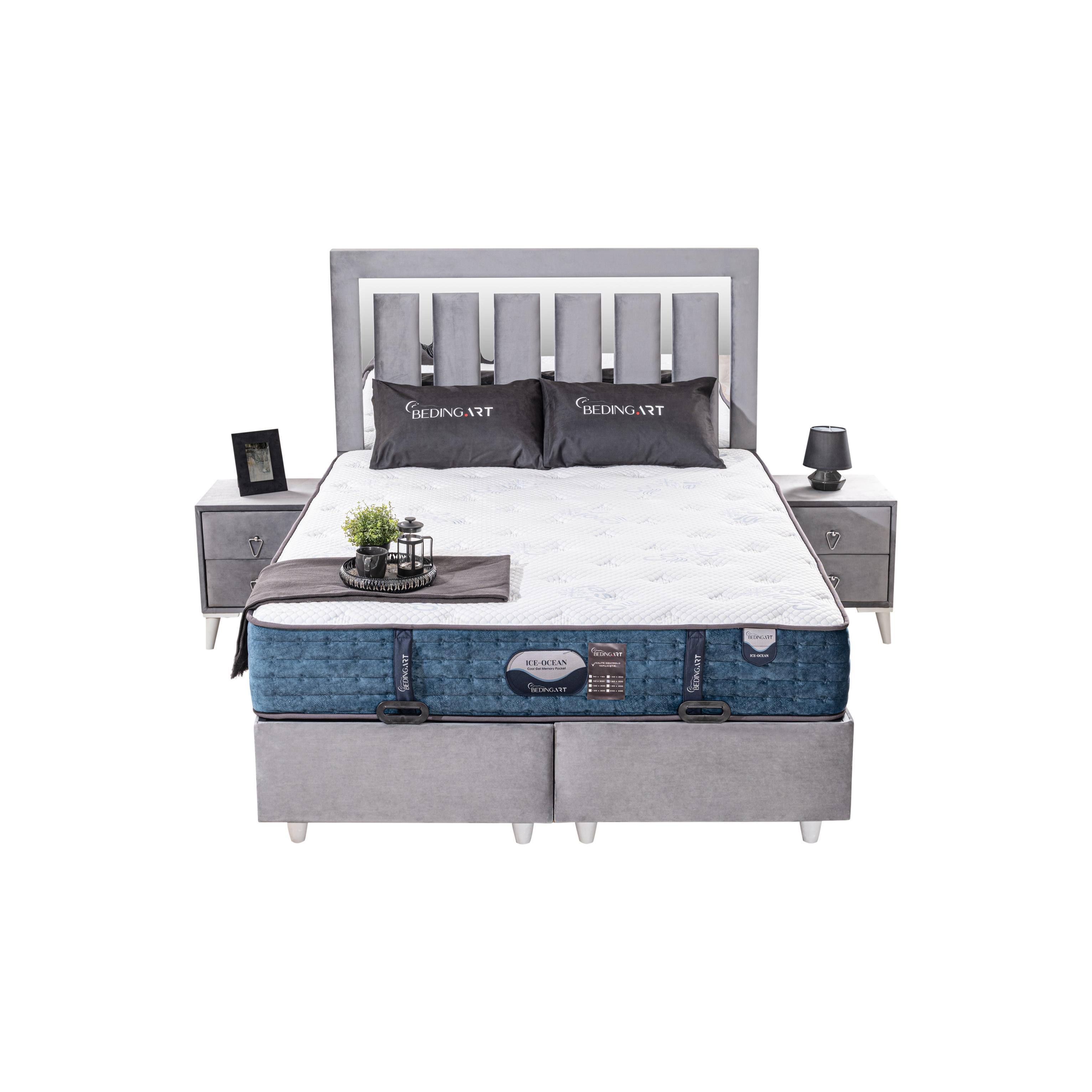 Dekorbizden Ice Ocean Karyola Set 