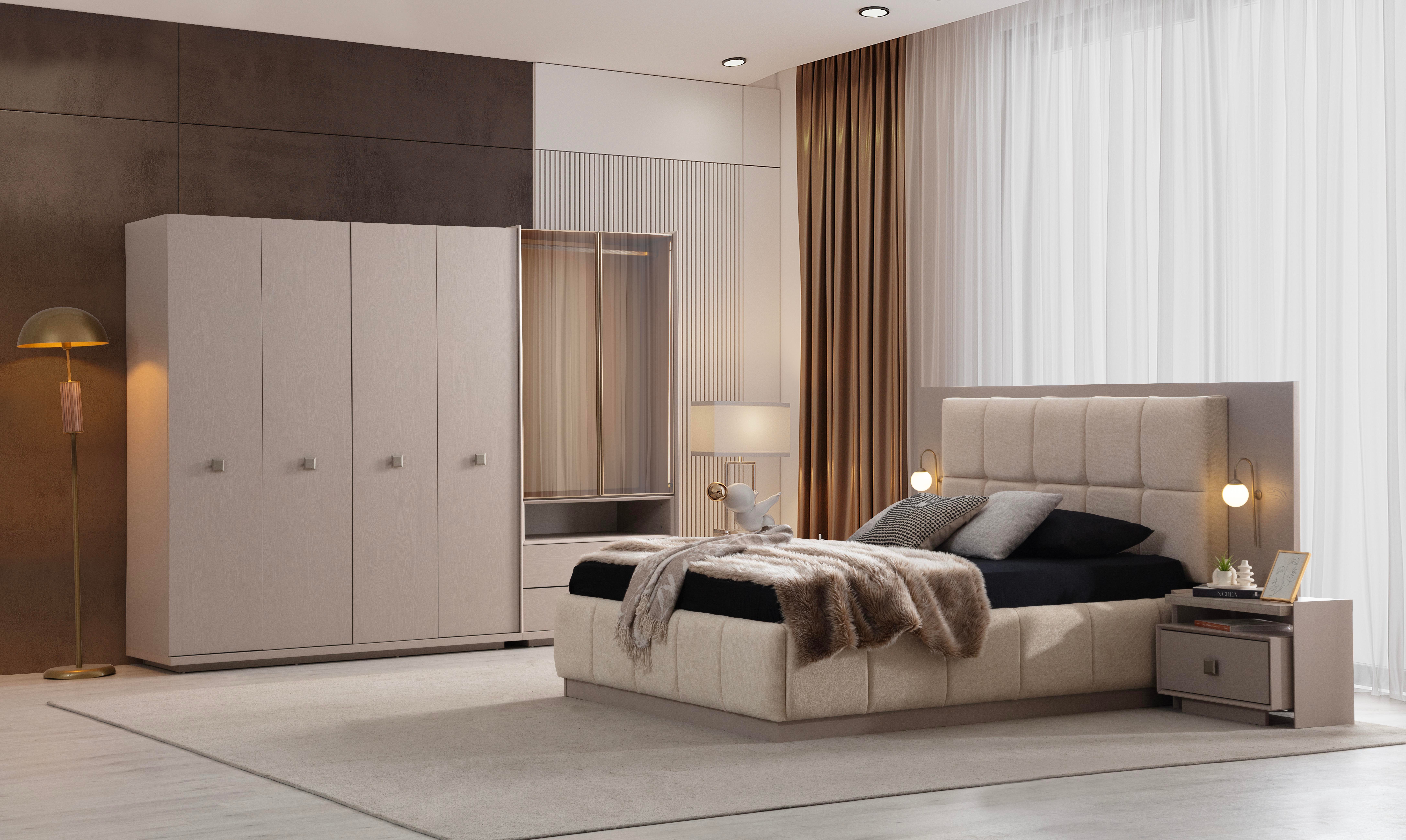 Dekorbizden İnci Yatak Odası Gardırop