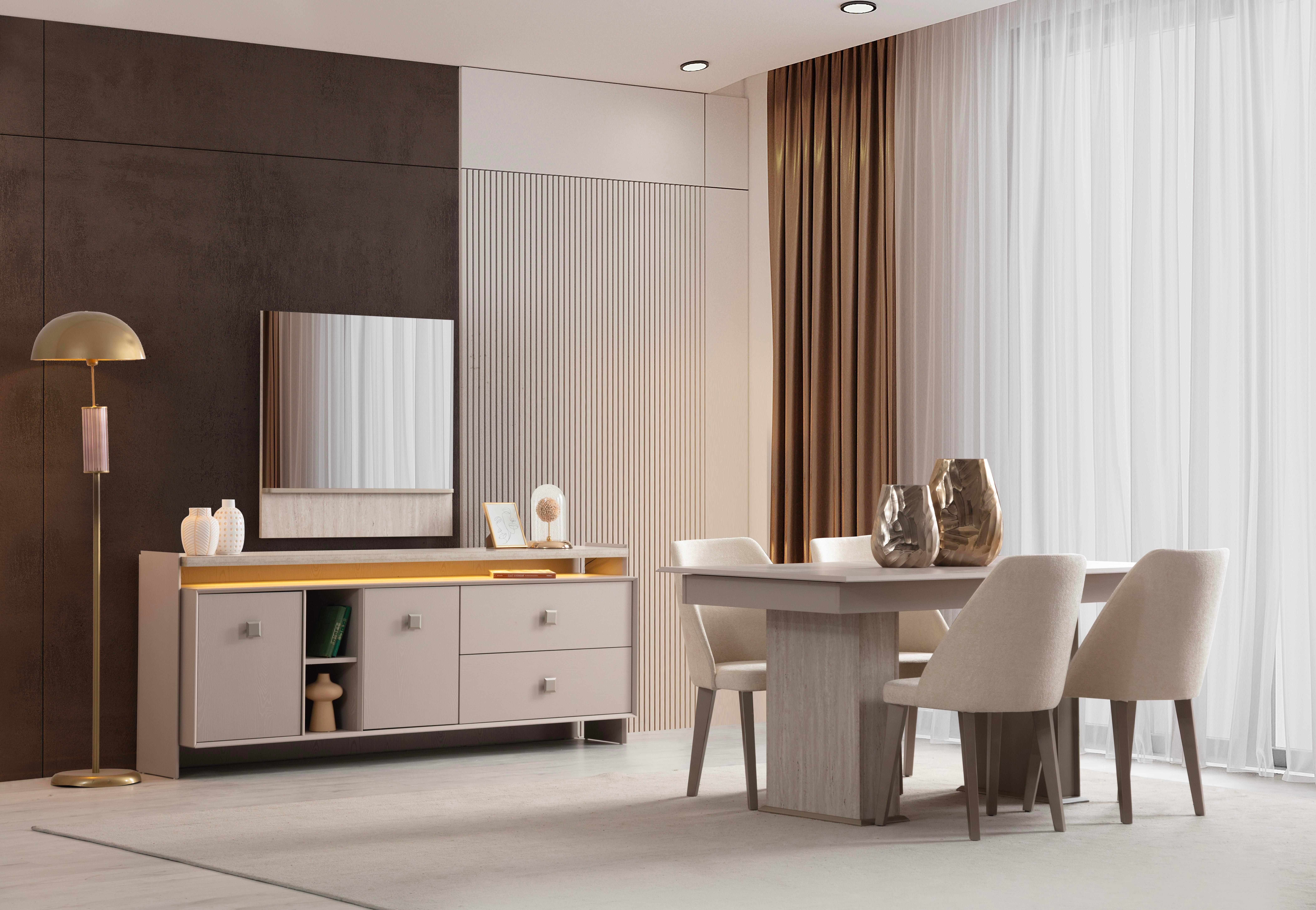 Dekorbizden İnci Yemek Odası Sandalye