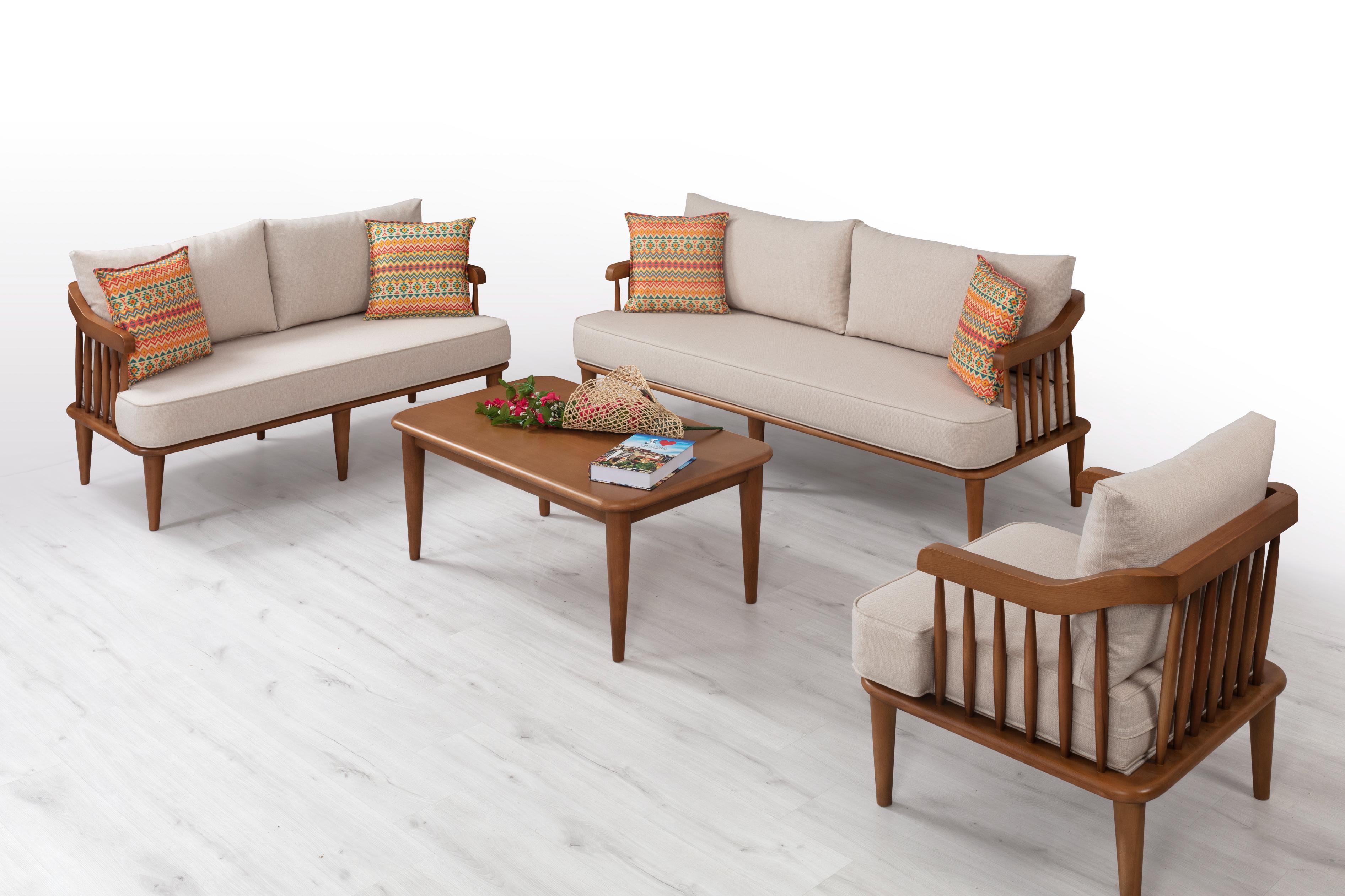 İskandinav Minyatür Gri Koltuk Takımı