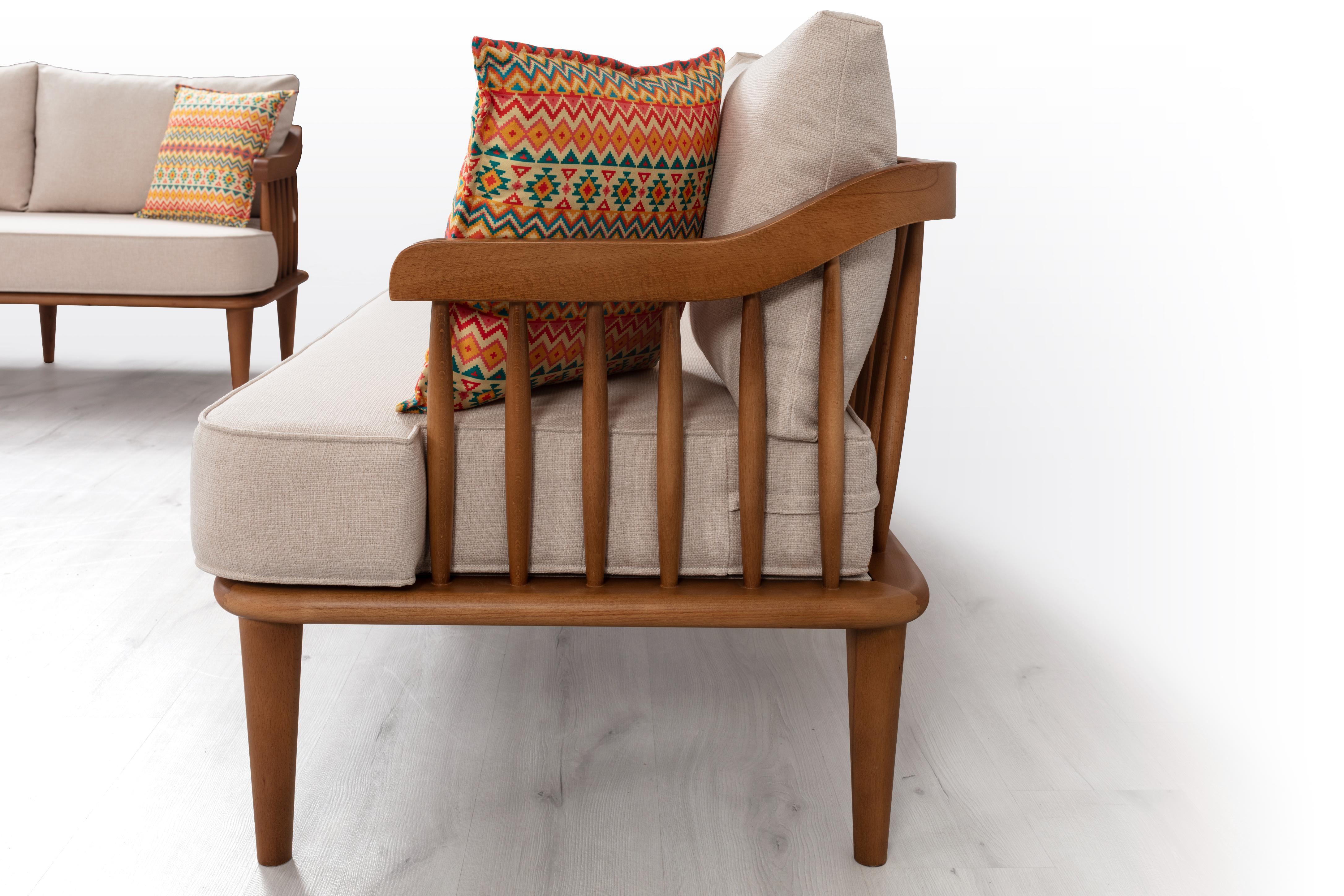 İskandinav Minyatür Gri Koltuk Takımı