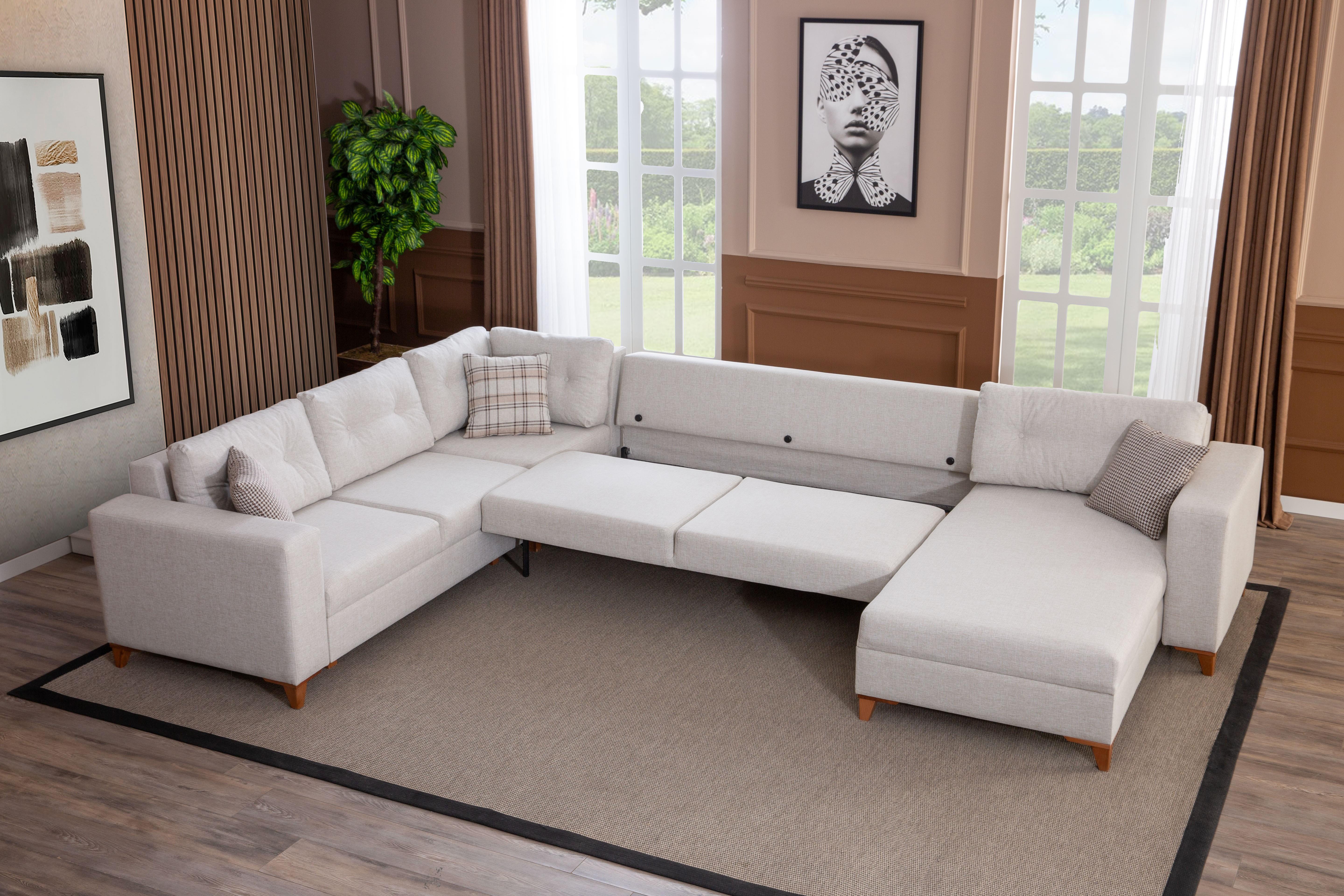 Dekorbizden Kumsal U Köşe Koltuk