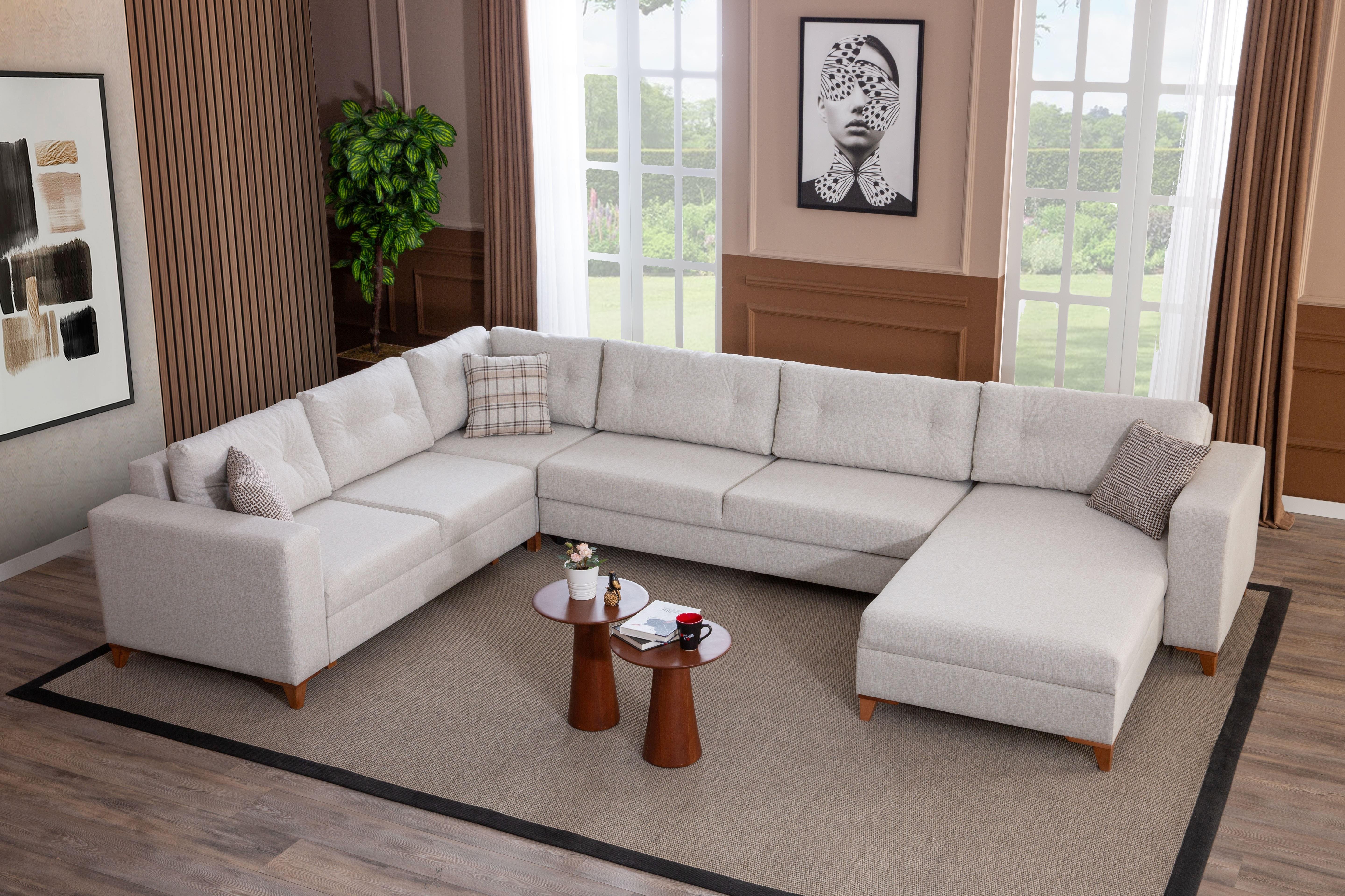 Dekorbizden Kumsal U Köşe Koltuk