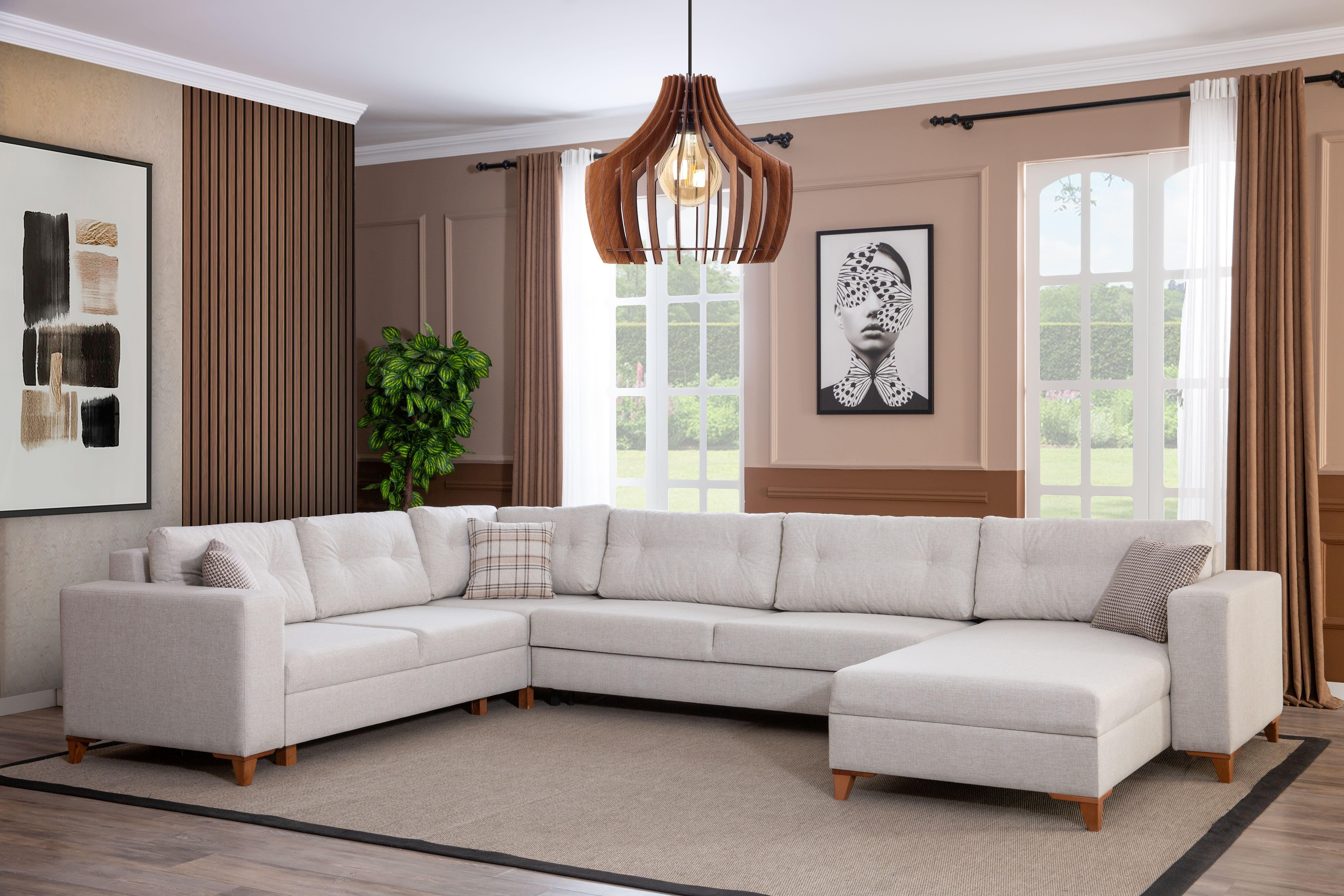 Dekorbizden Kumsal U Köşe Koltuk