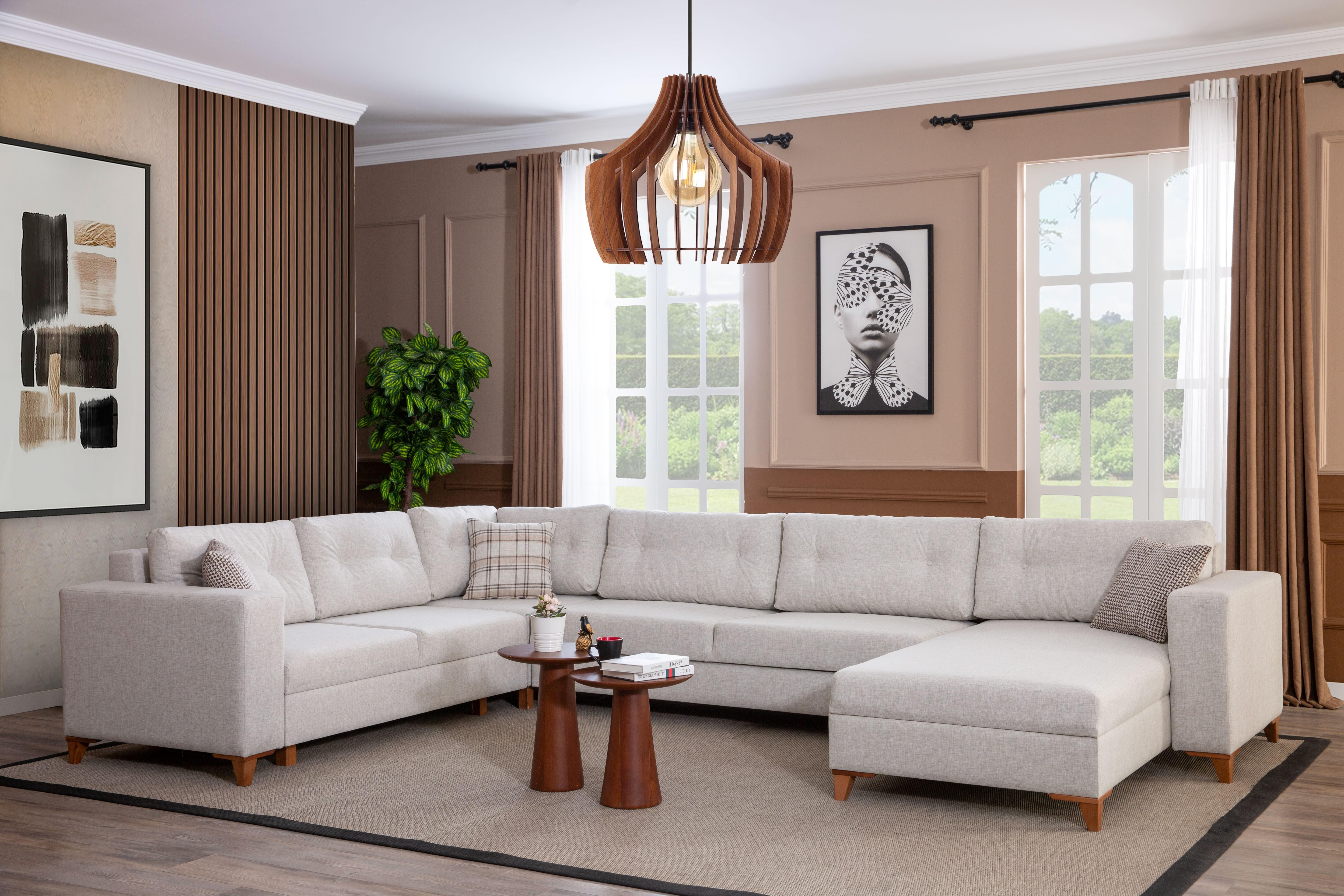 Dekorbizden Kumsal U Köşe Koltuk