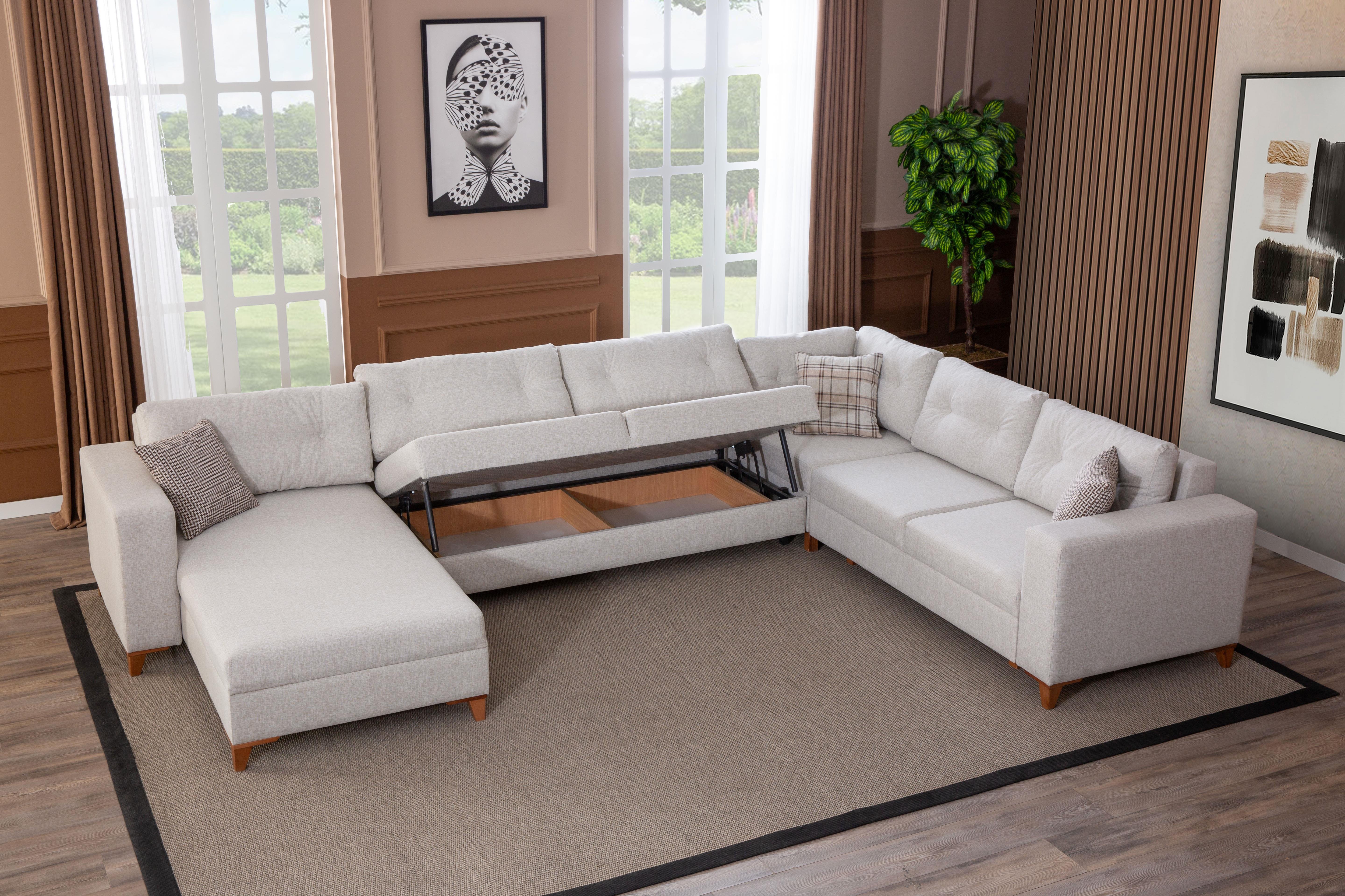 Dekorbizden Kumsal U Köşe Koltuk