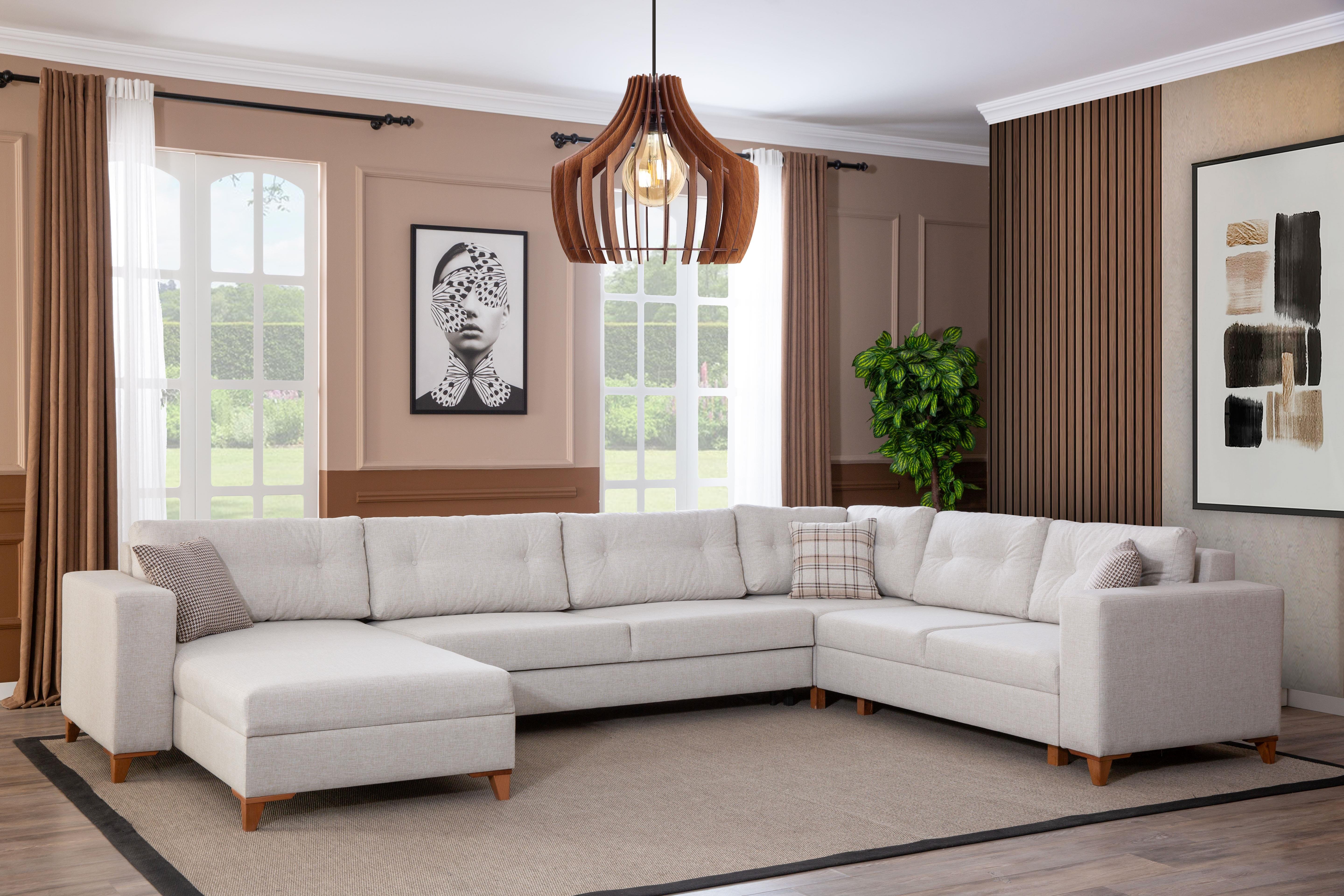 Dekorbizden Kumsal U Köşe Koltuk