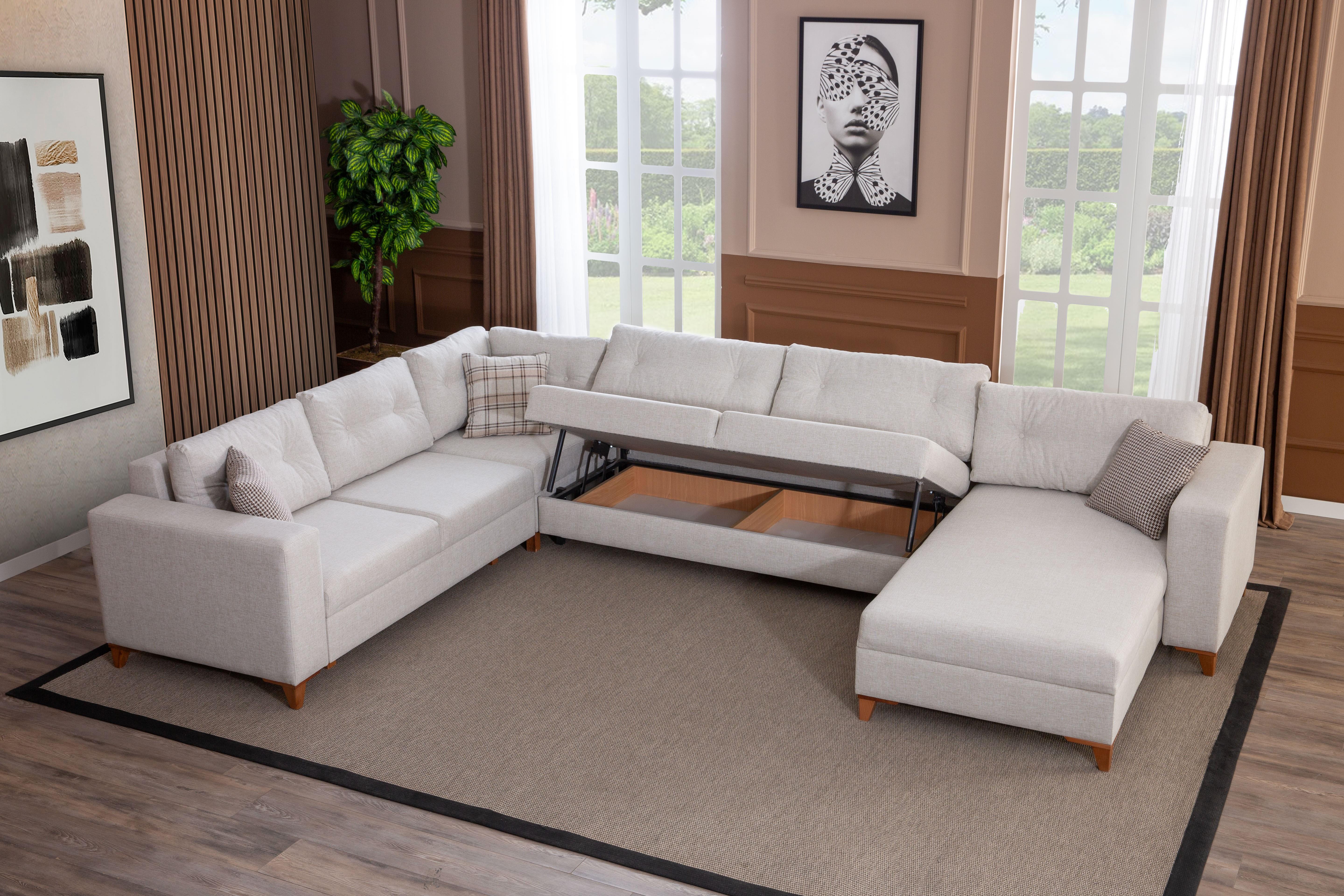 Dekorbizden Kumsal U Köşe Koltuk