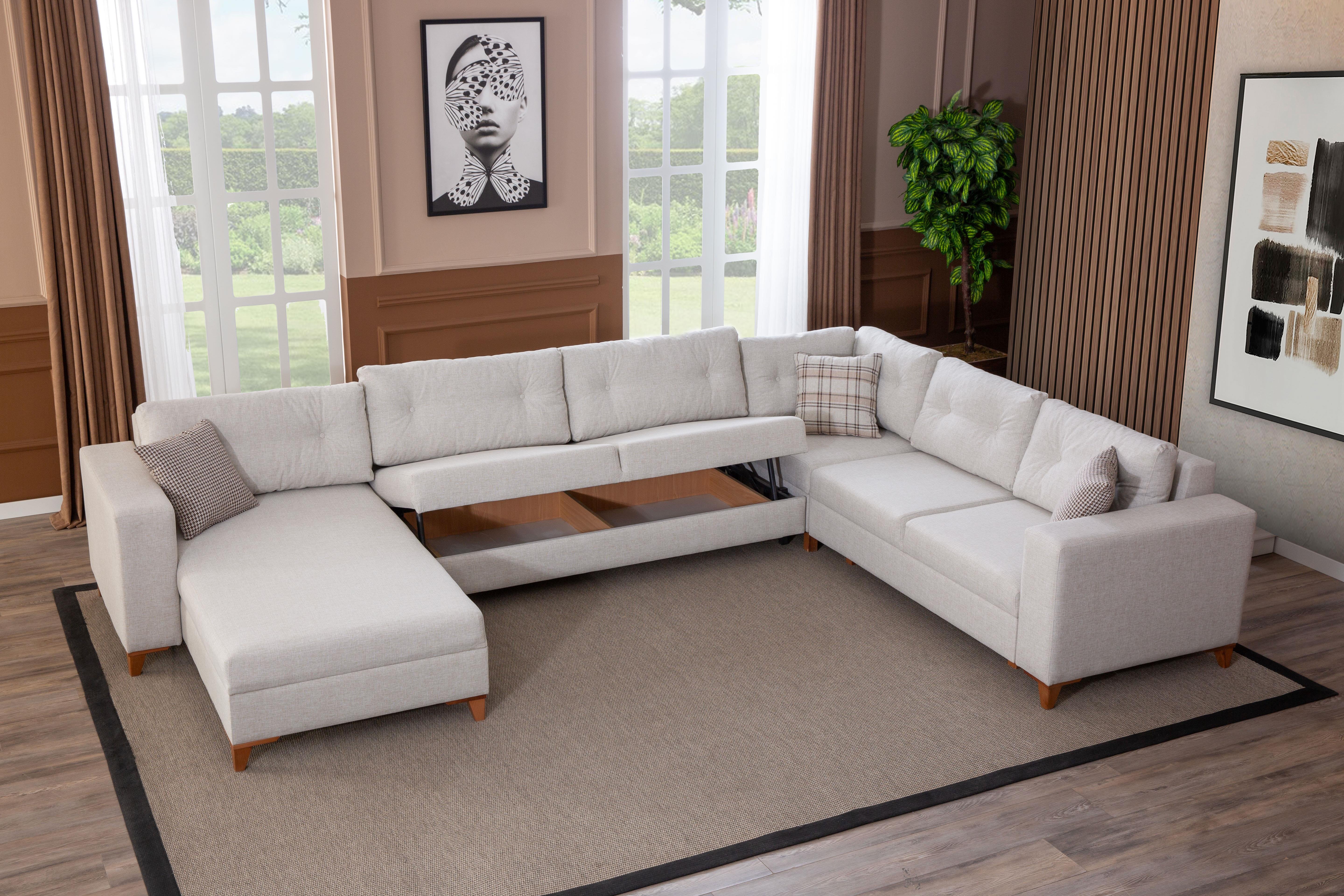 Dekorbizden Kumsal U Köşe Koltuk