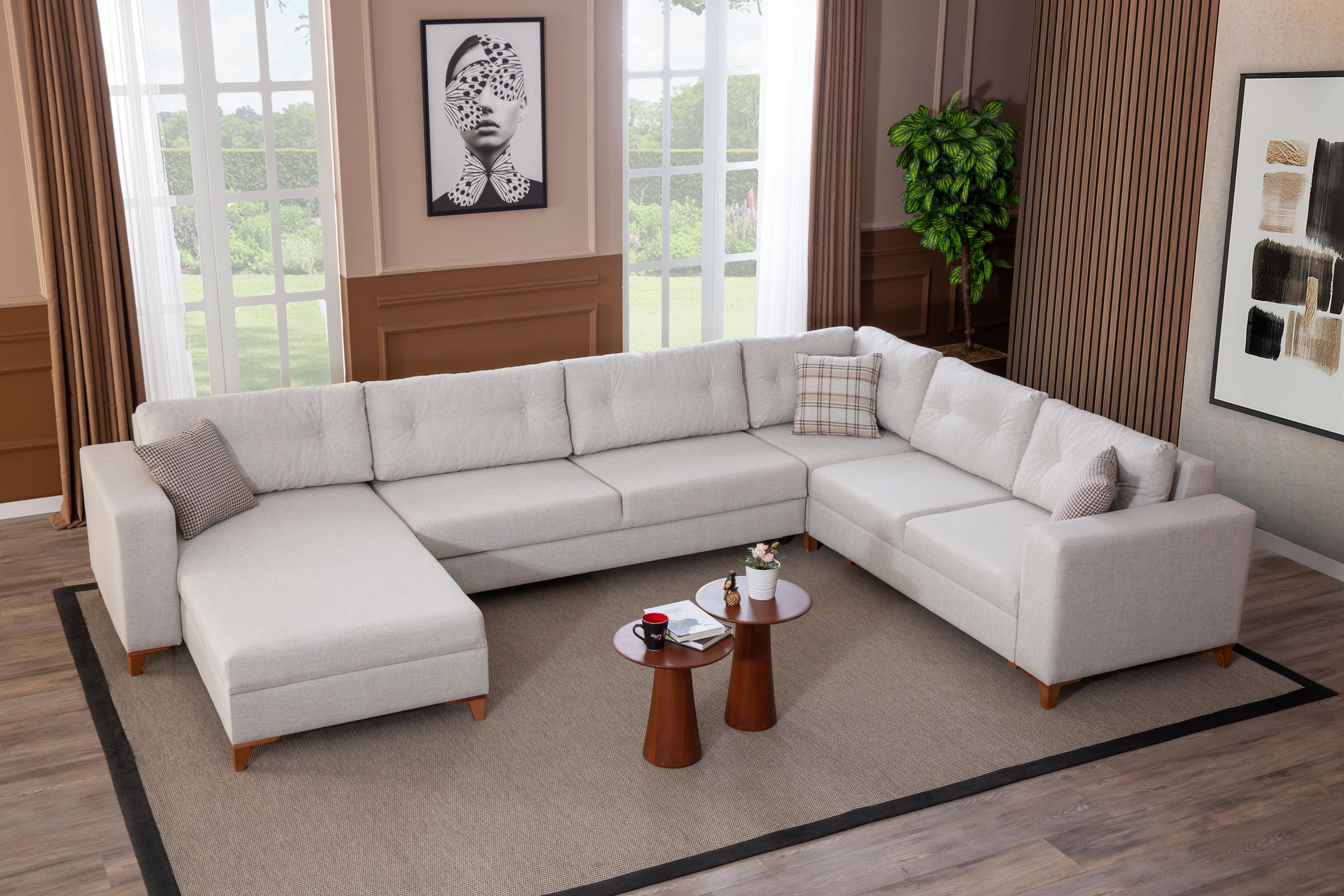 Dekorbizden Kumsal U Köşe Koltuk