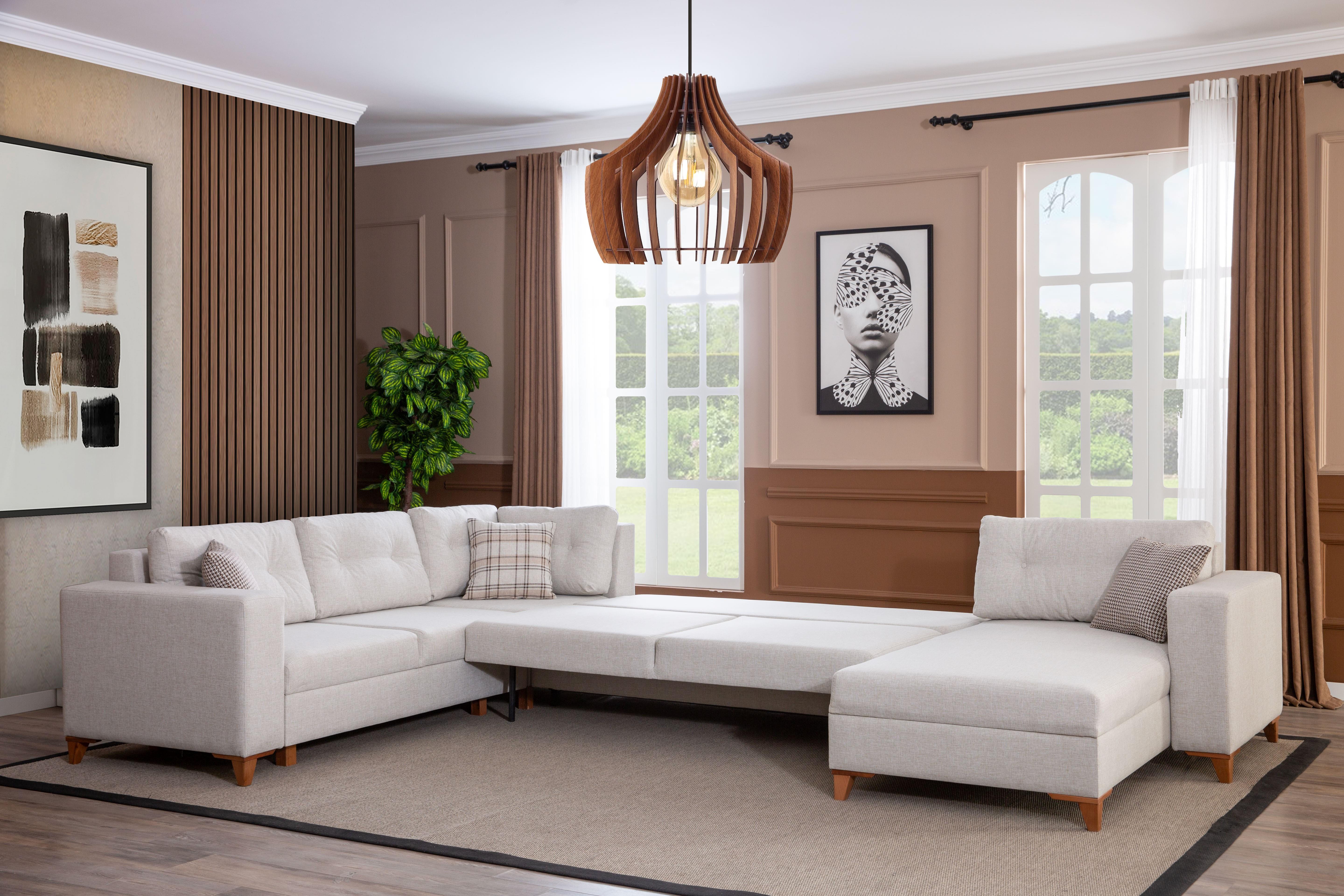 Dekorbizden Kumsal U Köşe Koltuk