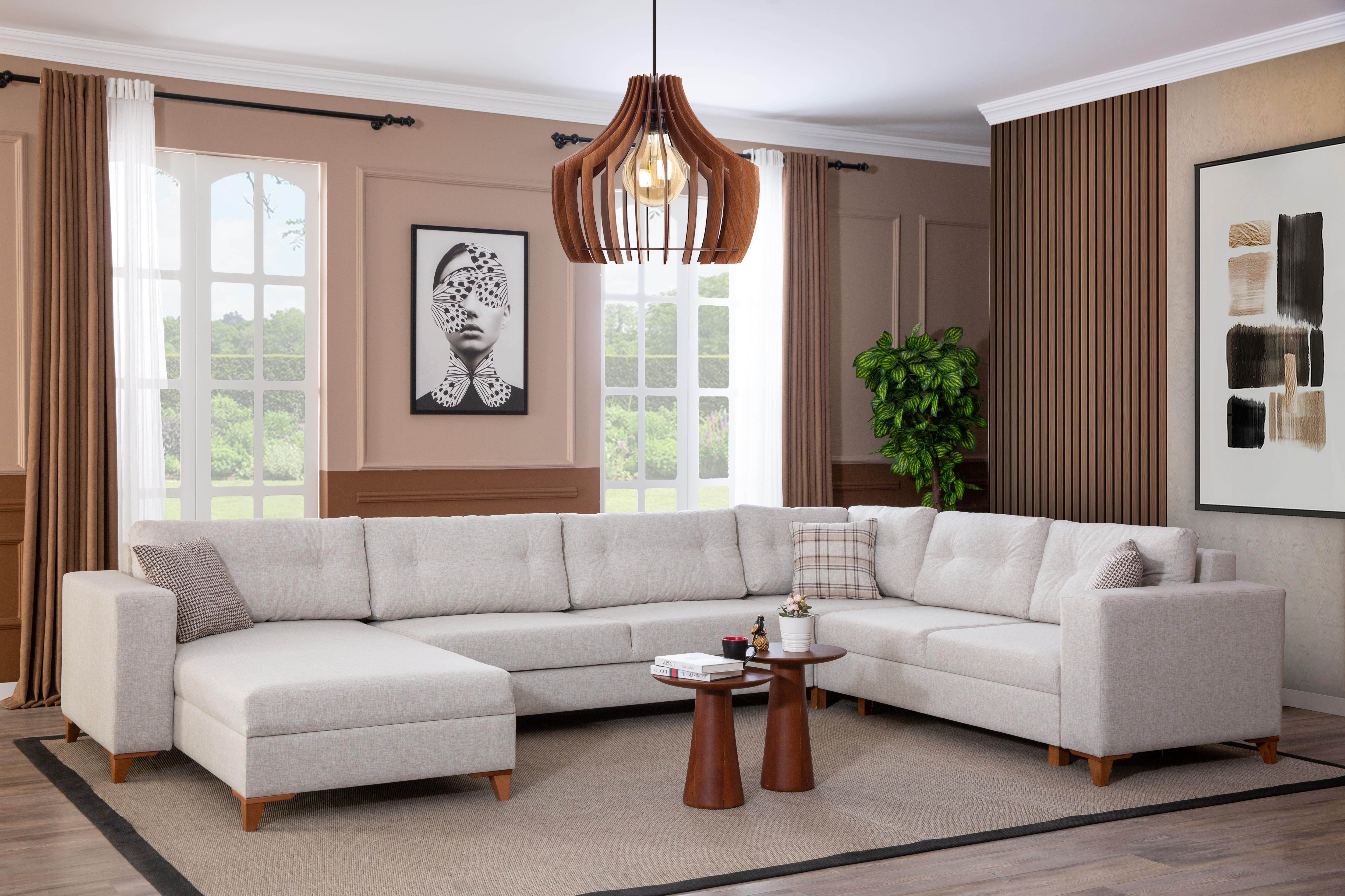 Dekorbizden Kumsal U Köşe Koltuk