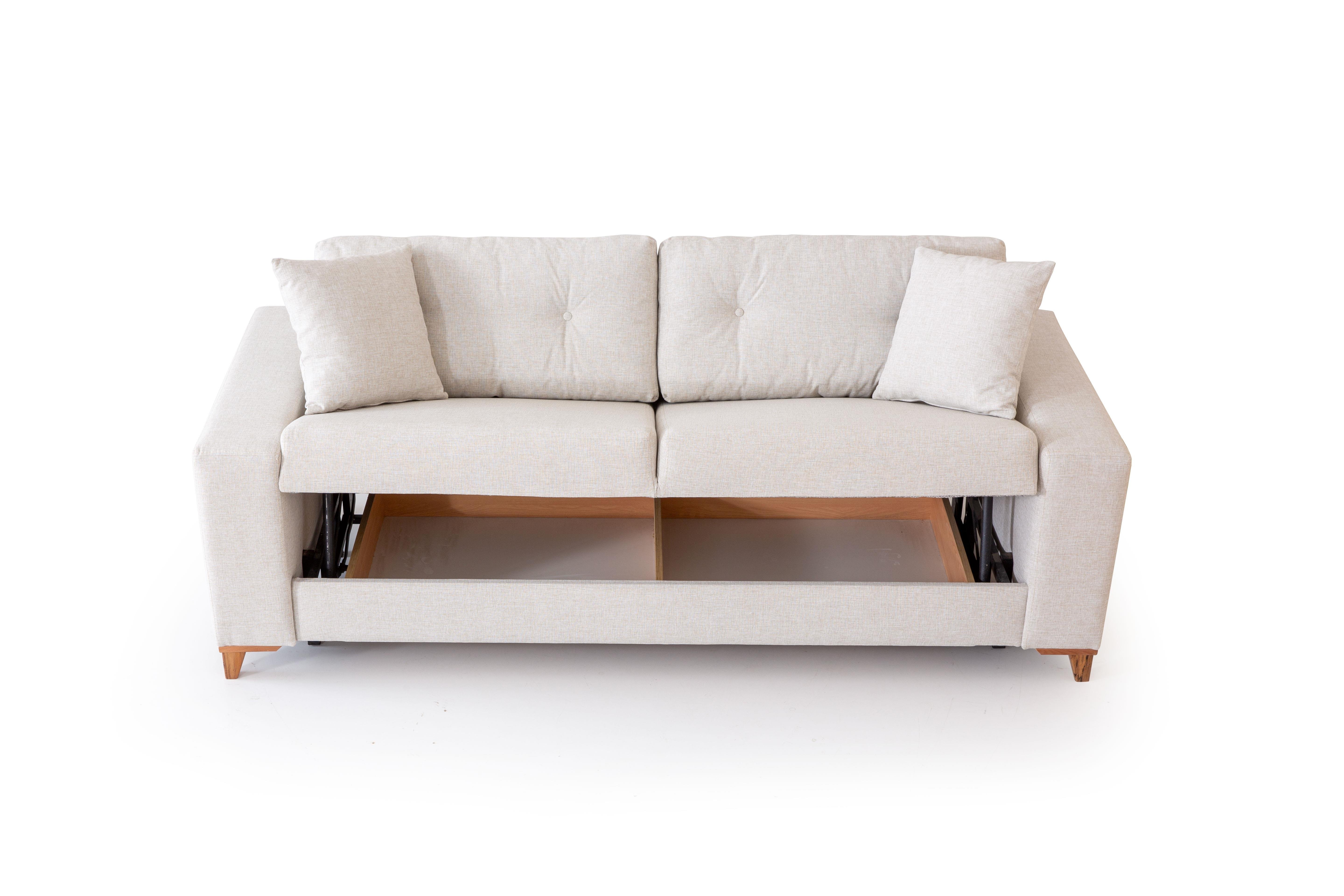 Dekorbizden Kumsal Üçlü Koltuk 