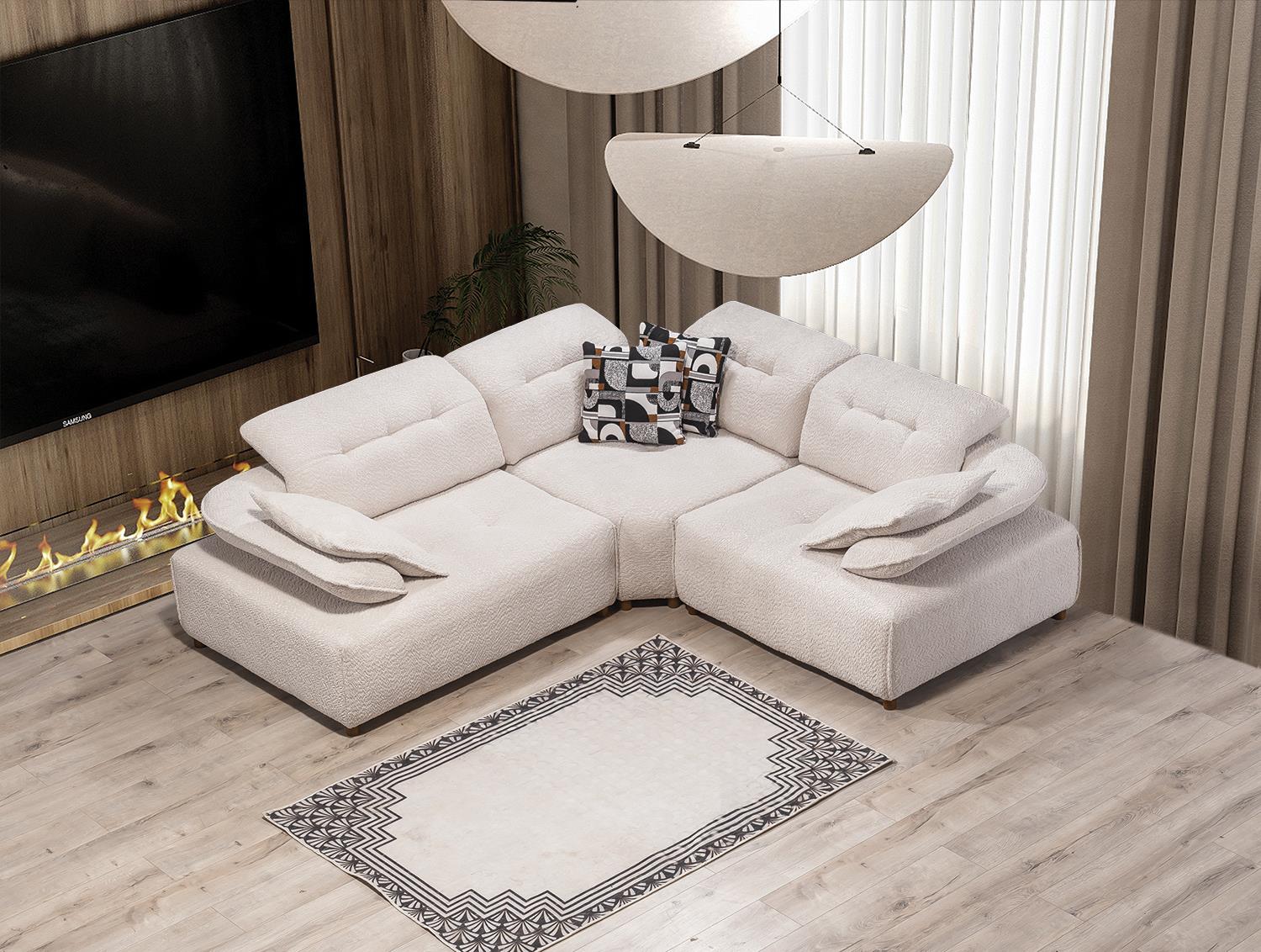 Dekorbizden Largo-E Spor Köşe Koltuk