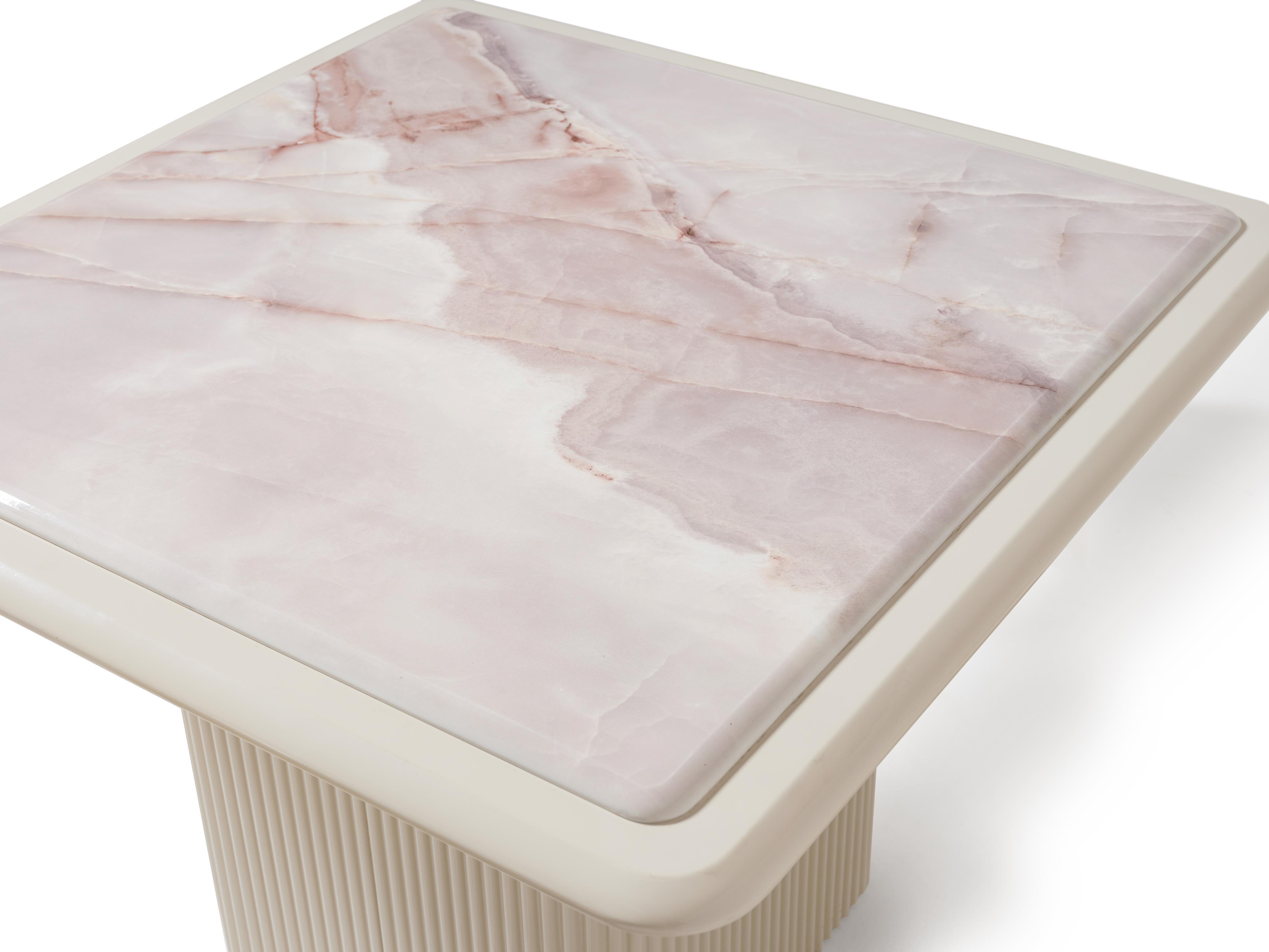 Dekorbizden Lilya Yemek Masası Takımı Kare