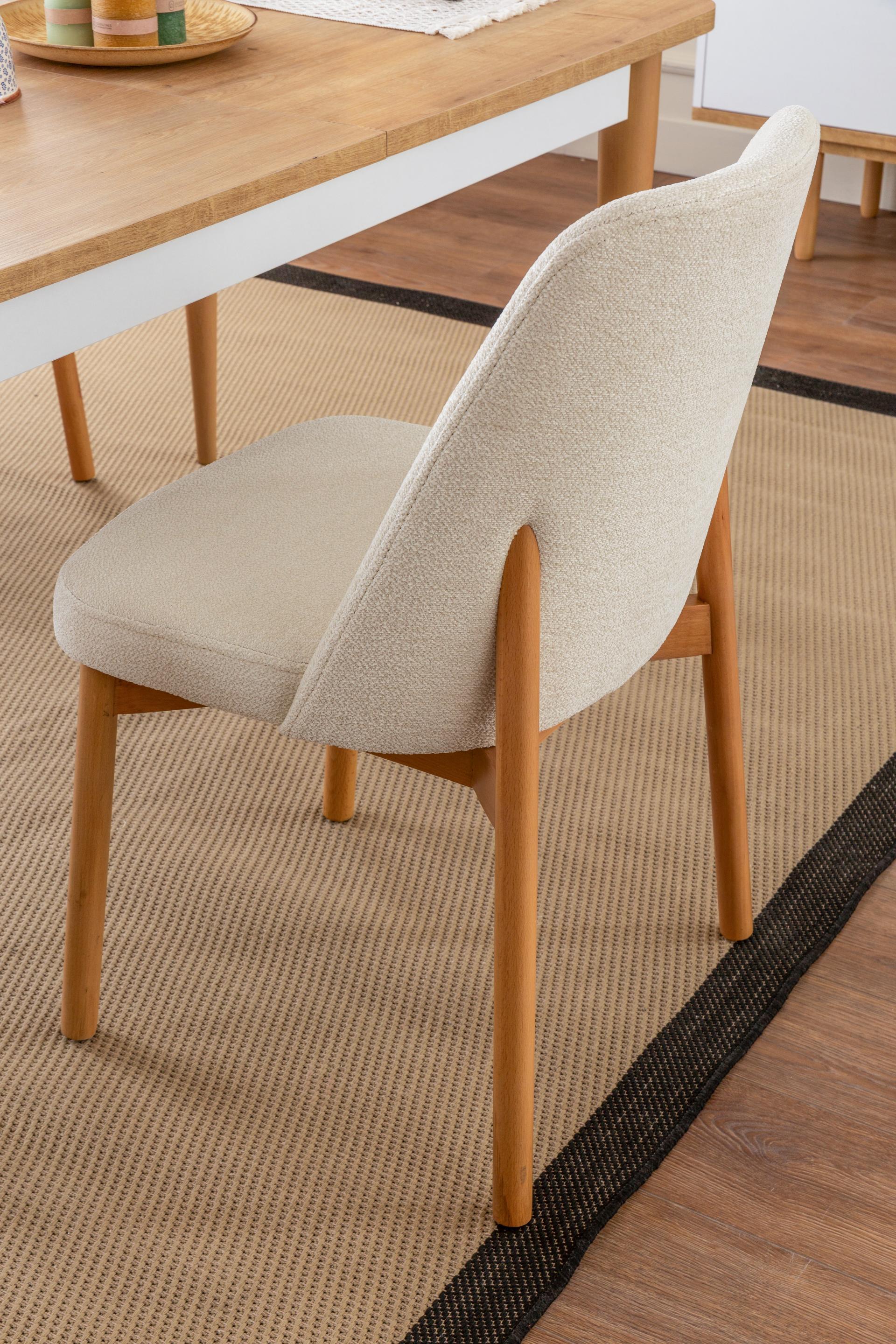 Dekorbizden Linda Yemek Odası Latte Takımı