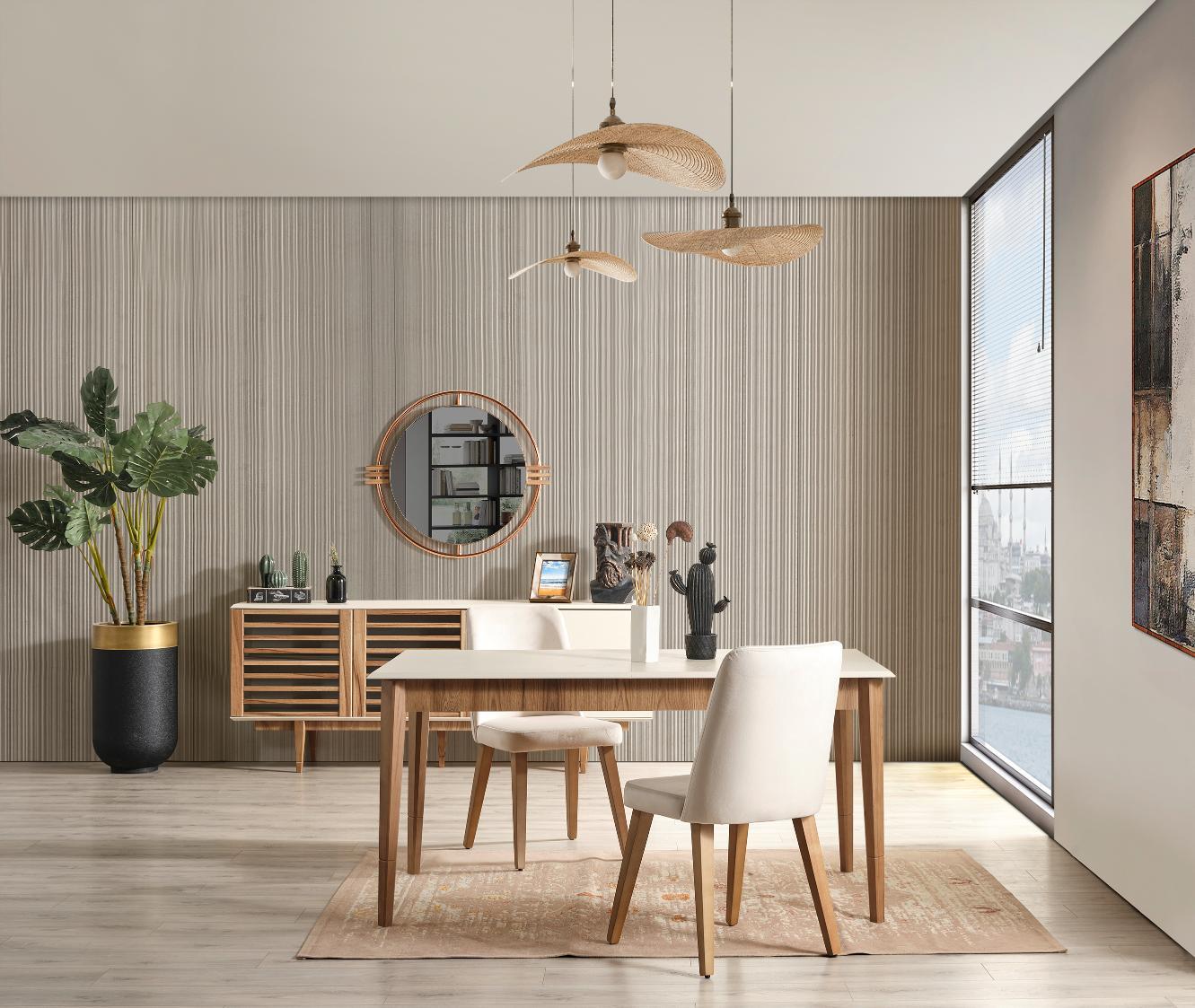 Dekorbizden Linda Yemek Odası Takımı 