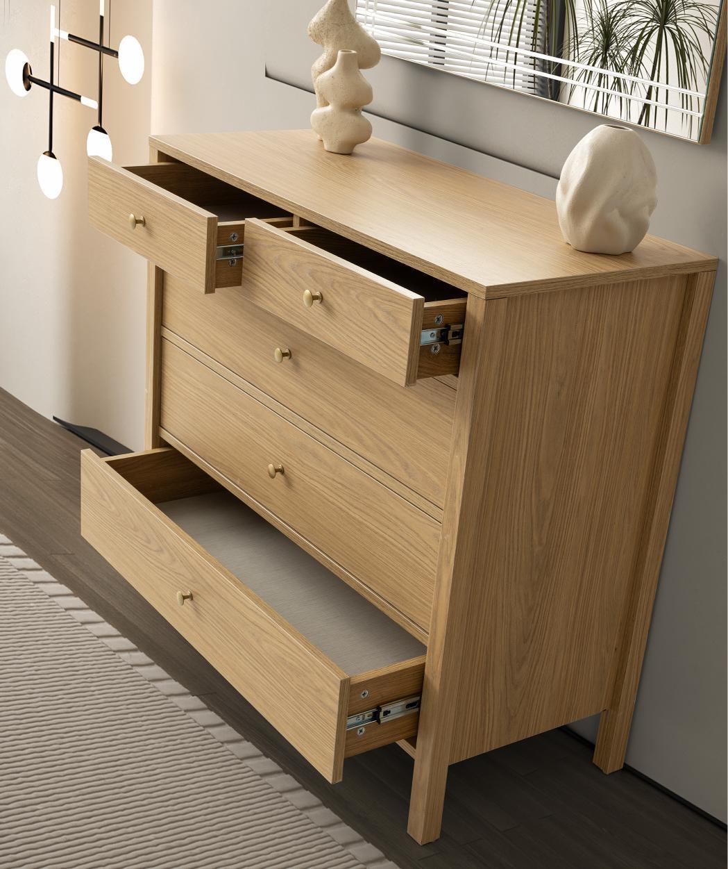 Dekorbizden Loft Yatak Odası Şifonyer