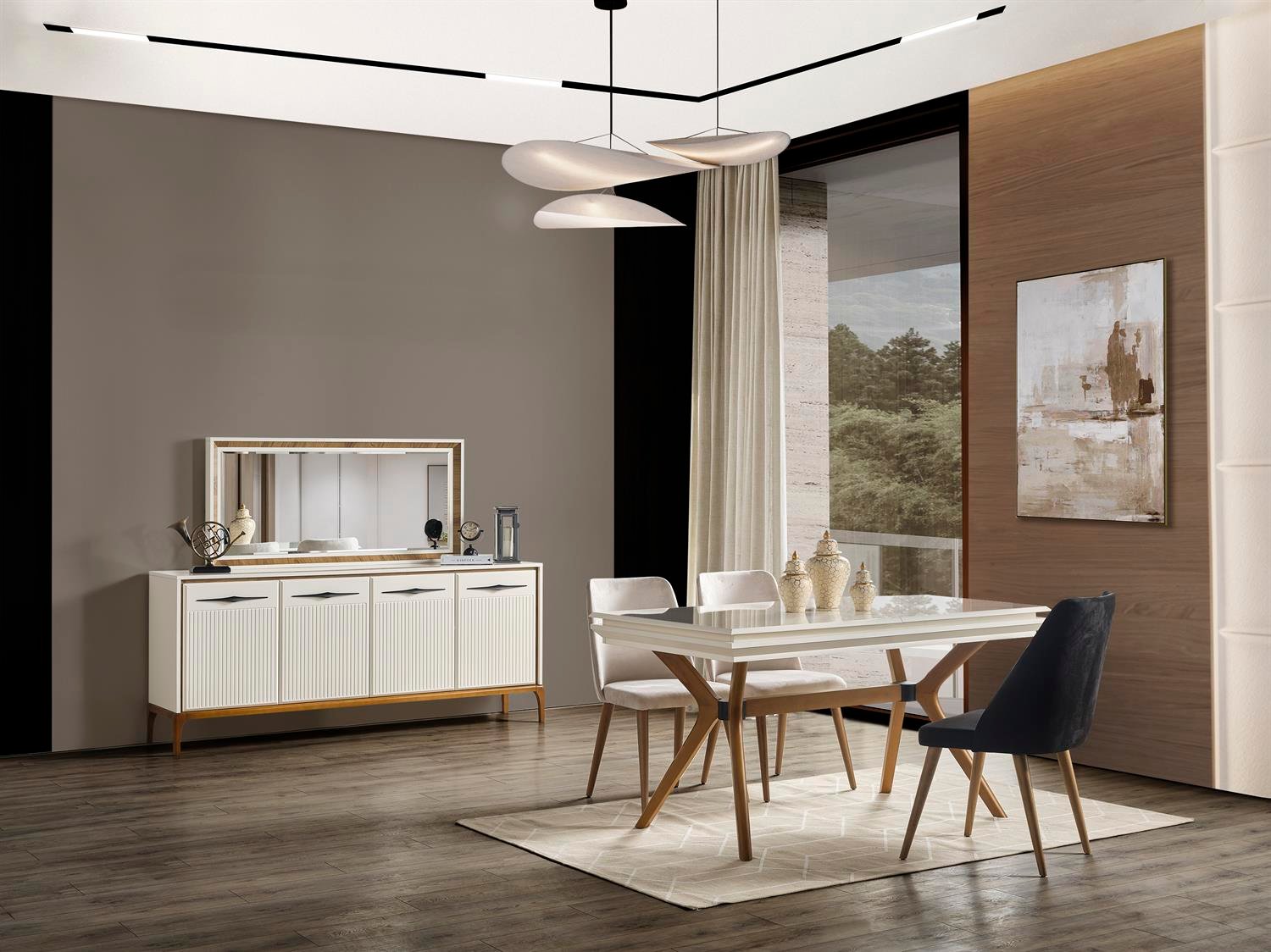 Dekorbizden Lorenze Yemek Odası Takımı