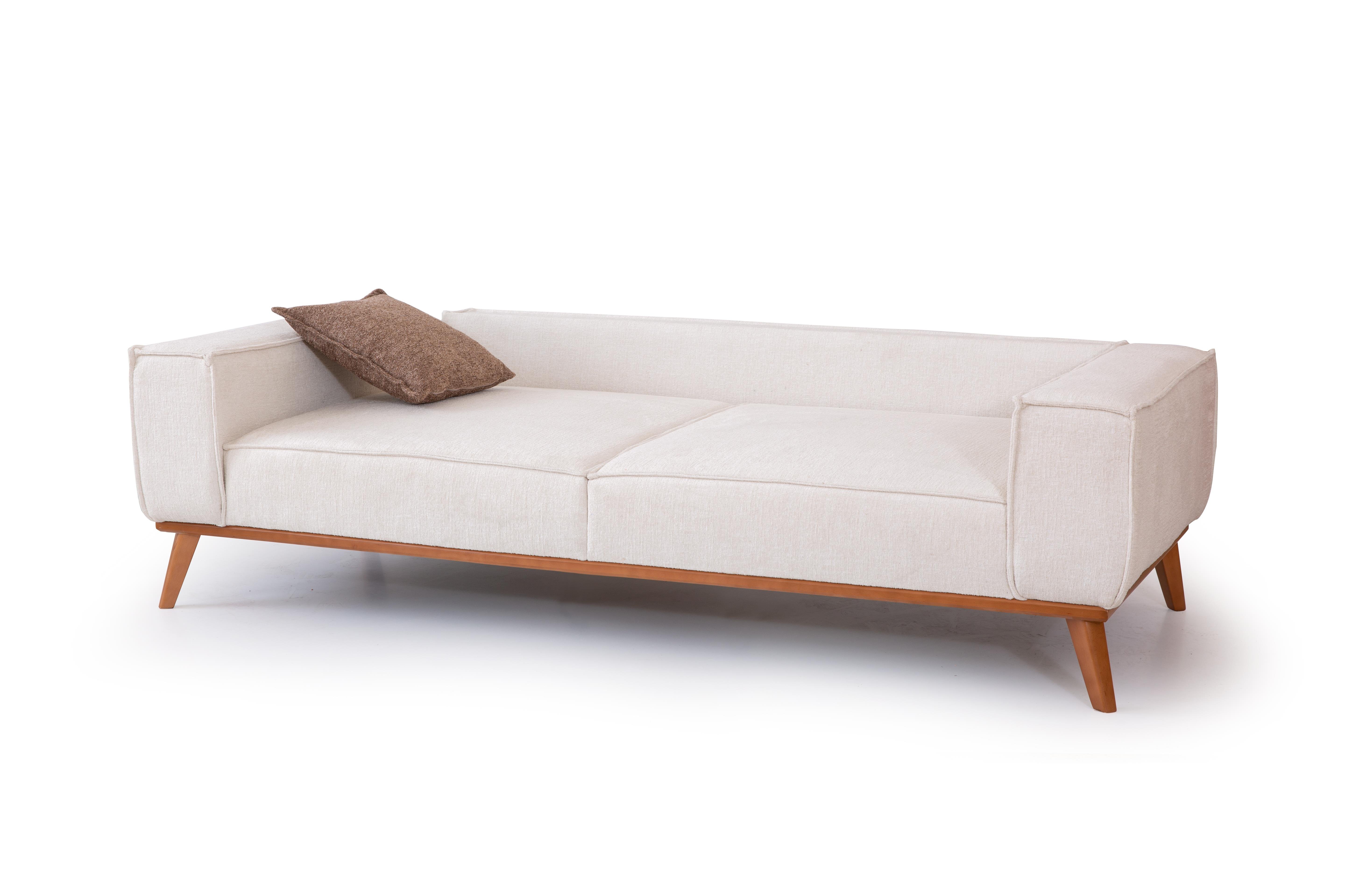 Dekorbizden Luke Üçlü Koltuk 