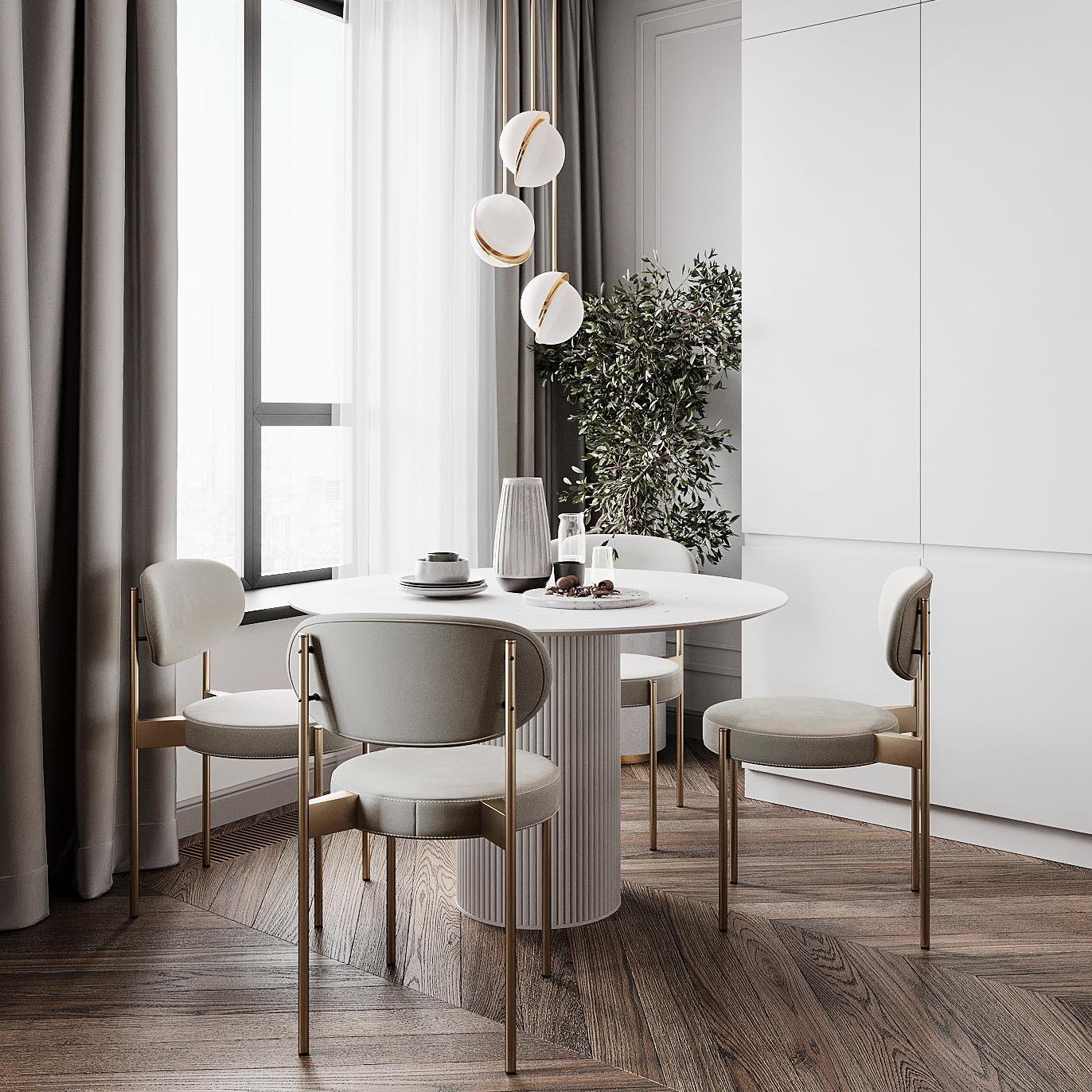 Dekorbizden Luna Yemek Masası