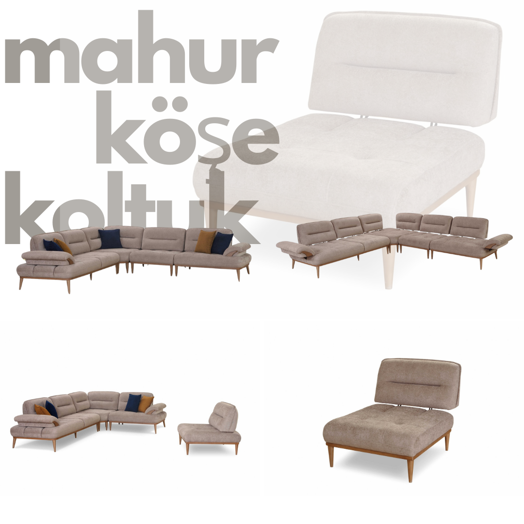 Dekorbizden Mahur Köşe Koltuk Takımı
