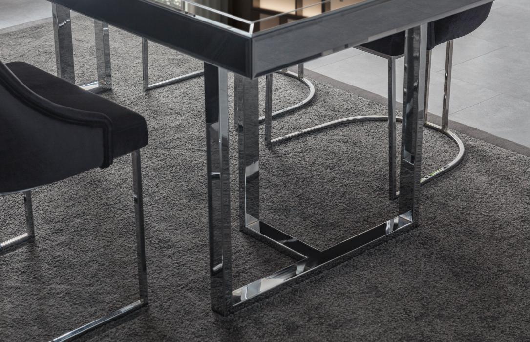 Dekorbizden Maserati Yemek Odası Takımı (Antrasit)