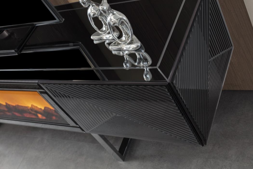 Dekorbizden Maserati Yemek Odası Takımı (Antrasit)