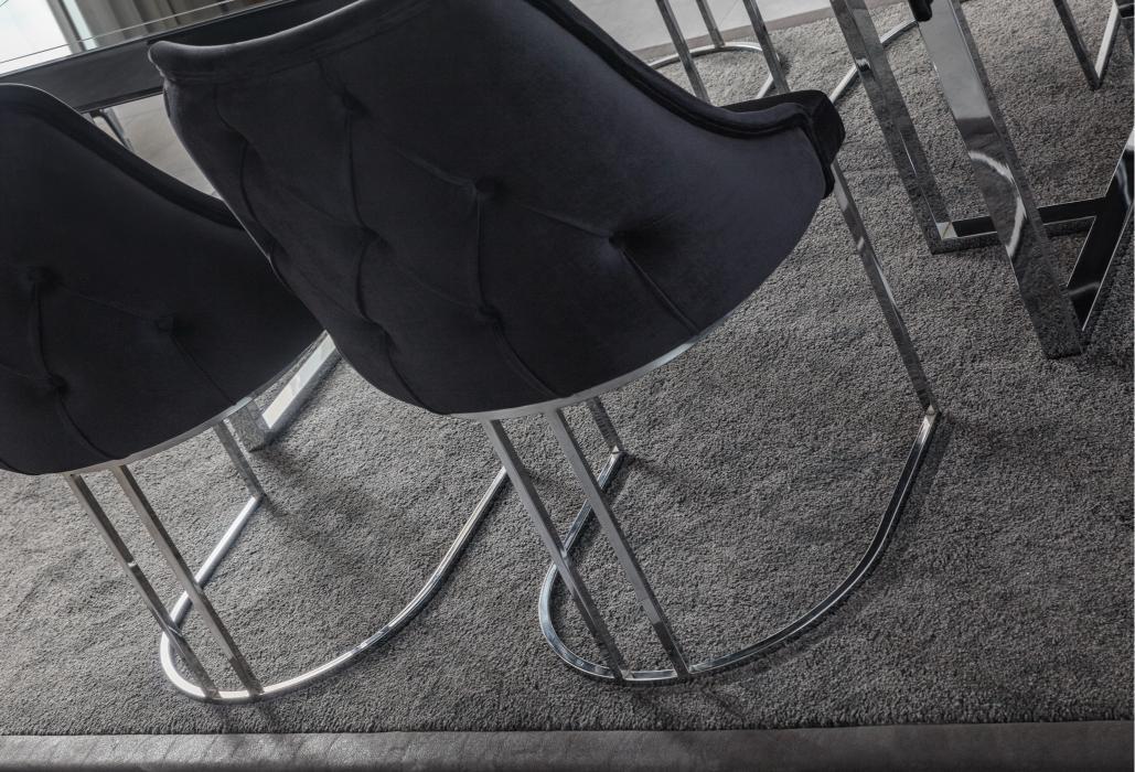 Dekorbizden Maserati Yemek Odası Takımı (Antrasit)