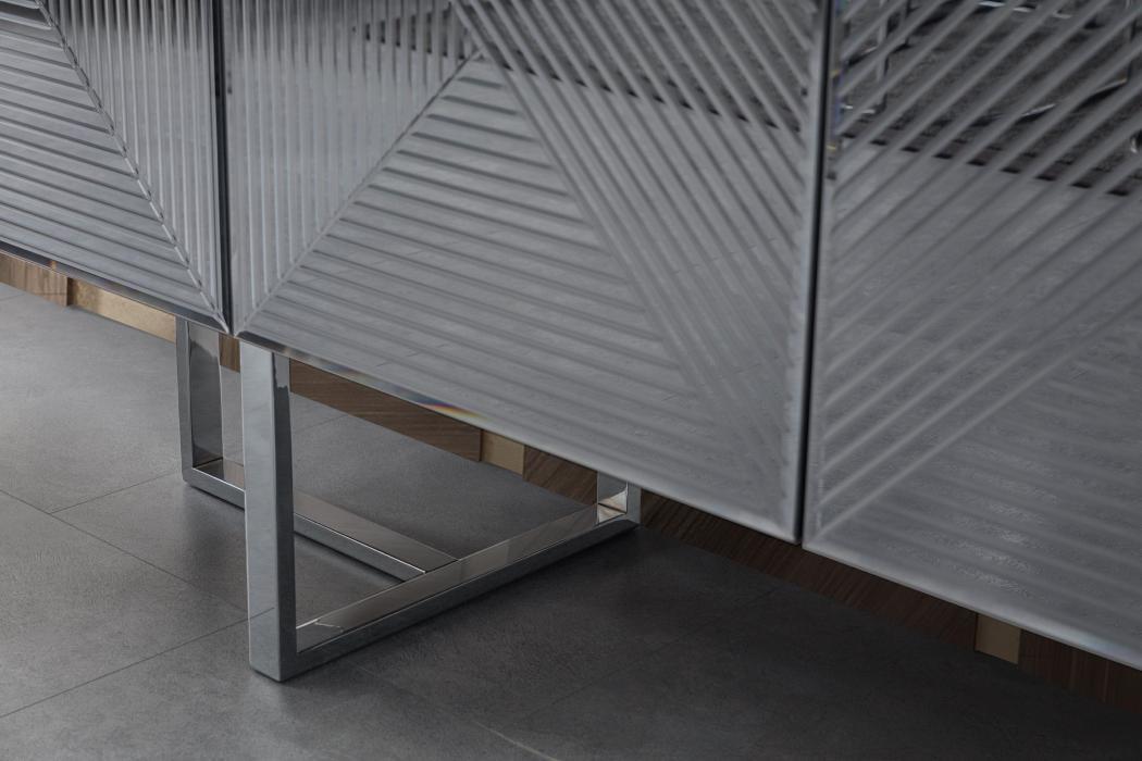 Dekorbizden Maserati Yemek Odası Takımı (Antrasit)