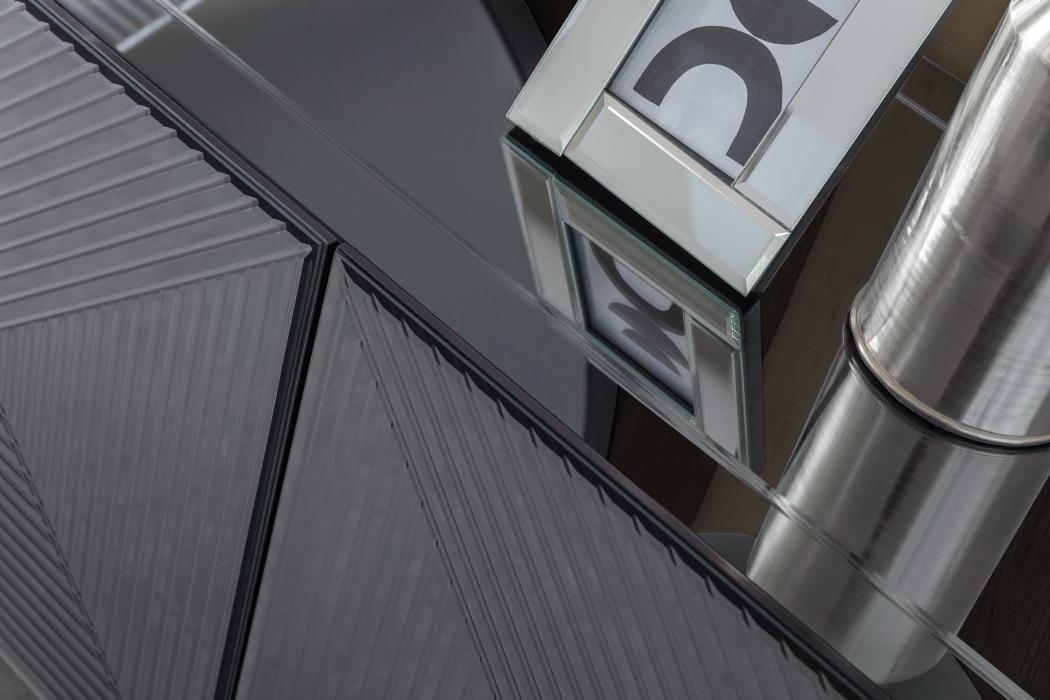 Dekorbizden Maserati Yemek Odası Takımı (Antrasit)