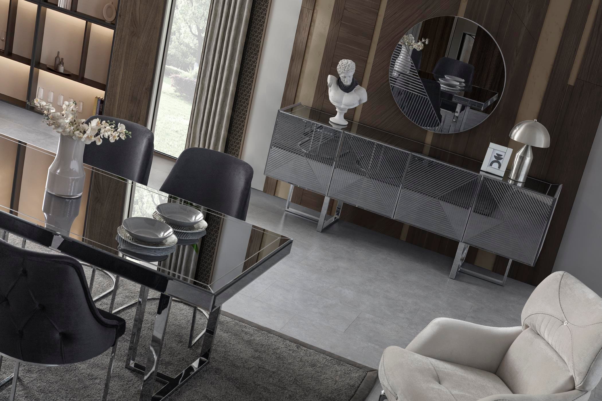 Dekorbizden Maserati Yemek Odası Takımı 