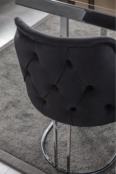 Dekorbizden Maserati Yemek Odası Takımı (Antrasit)