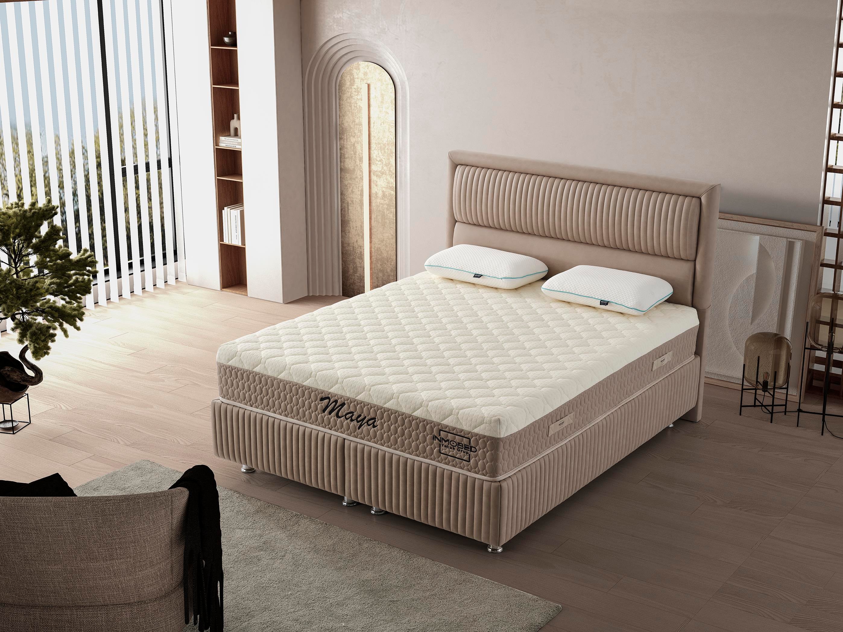 Dekorbizden Maya Set (Baza+Başlık+Yatak)