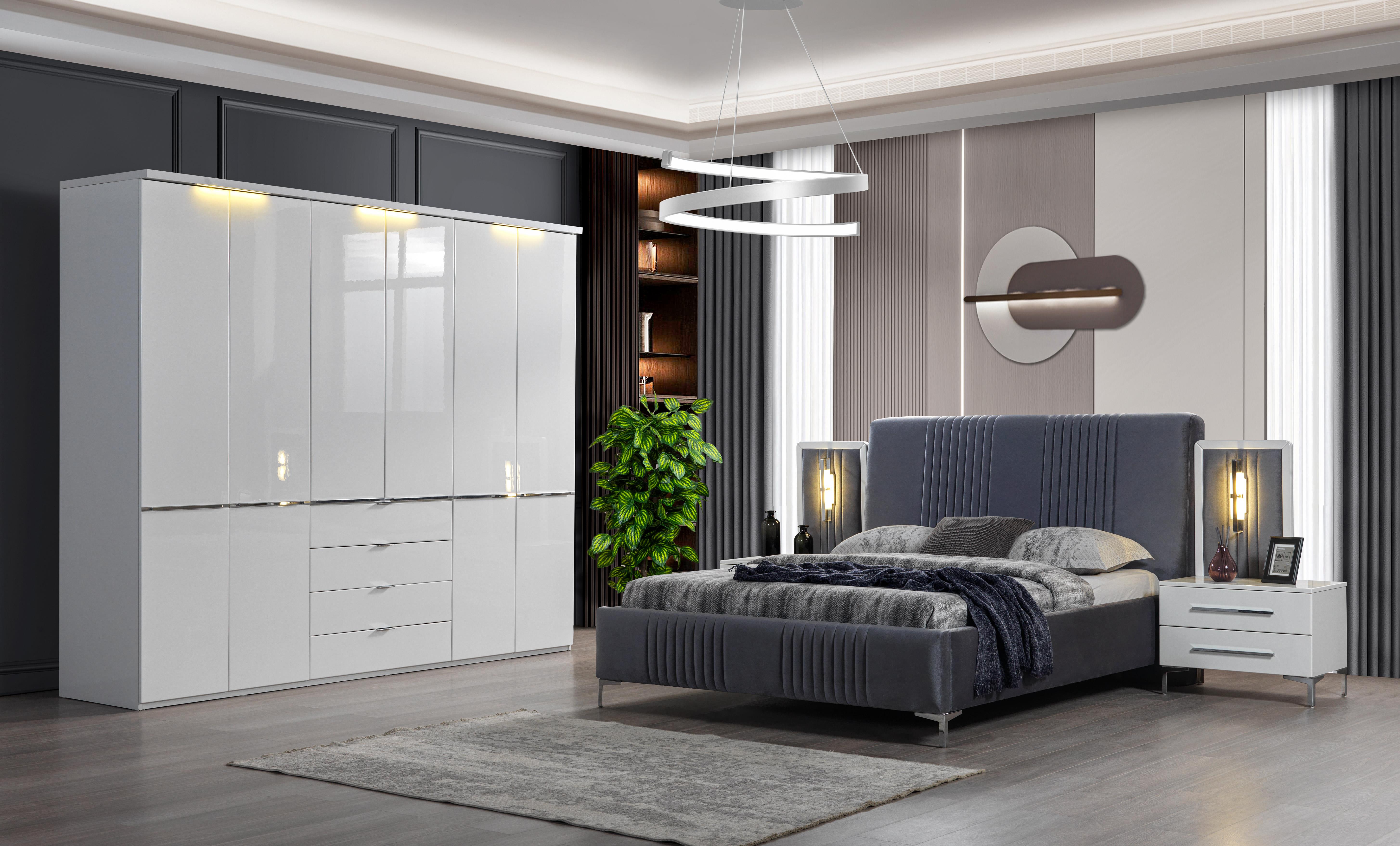 Dekorbizden Melis Yatak Odası Gardırop (6 Kapılı)