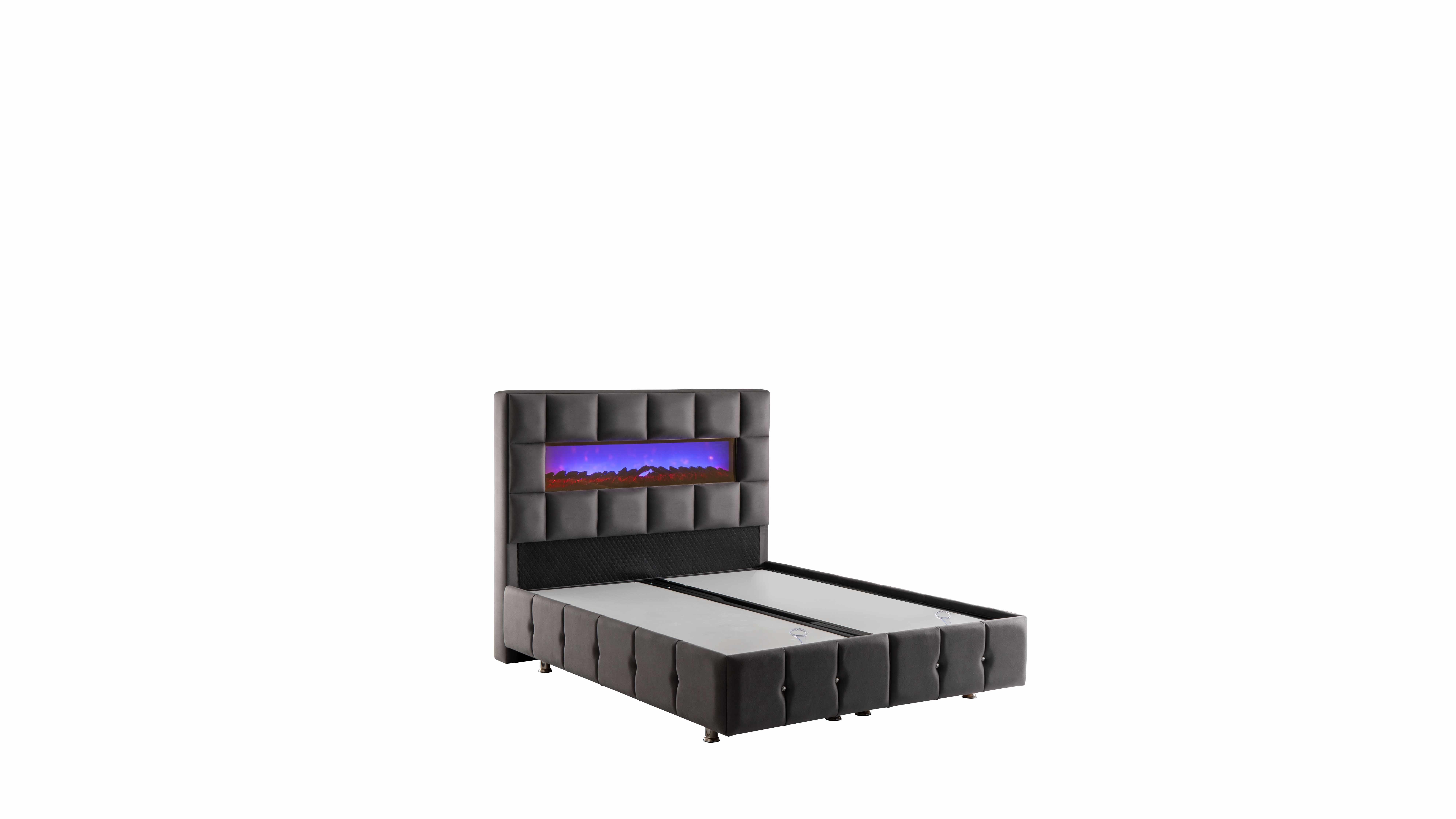 Dekorbizden Miami Set (Baza+Başlık+Yatak)