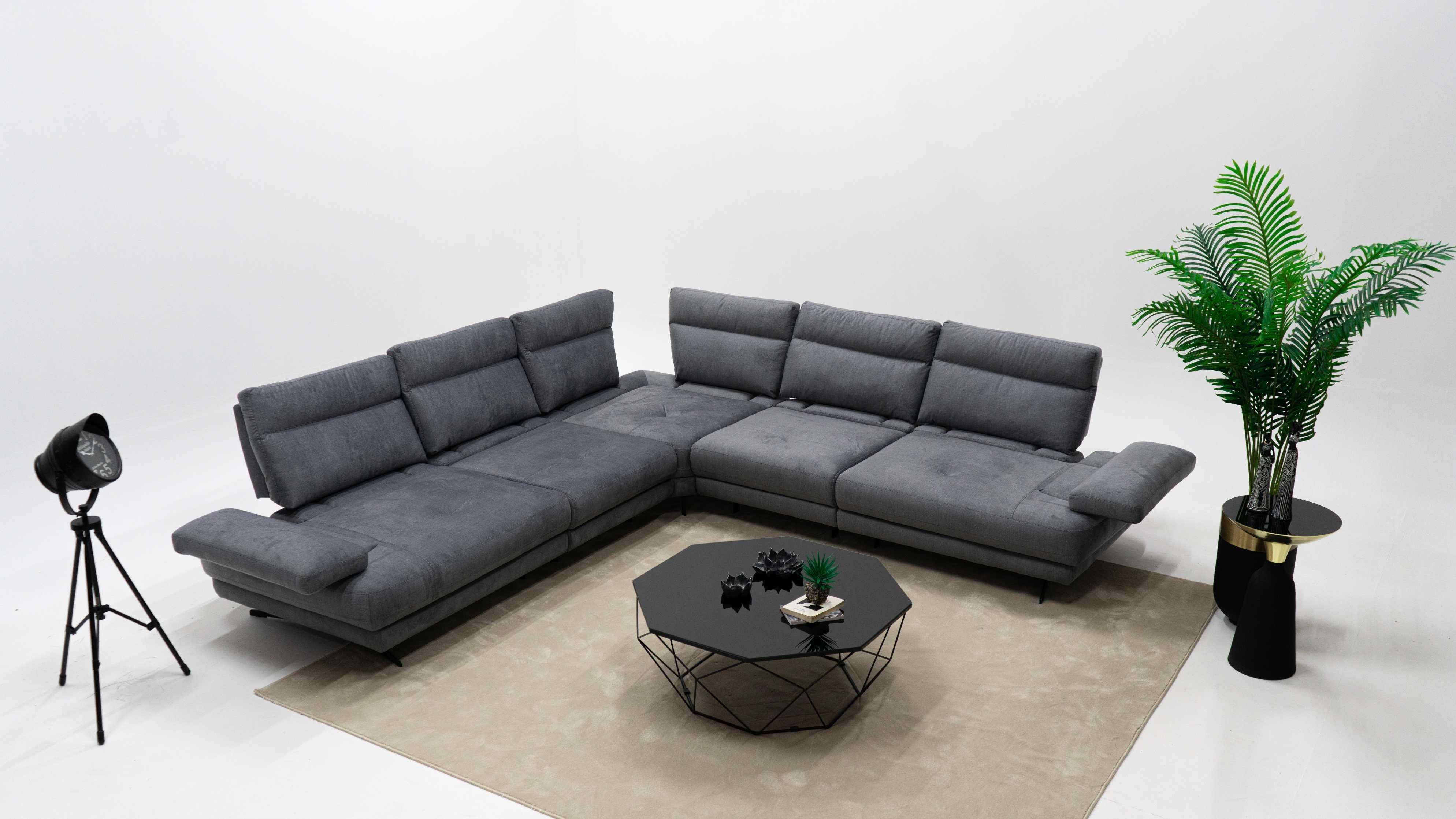 Dekorbizden Milano Köşe Koltuk Antrasit 