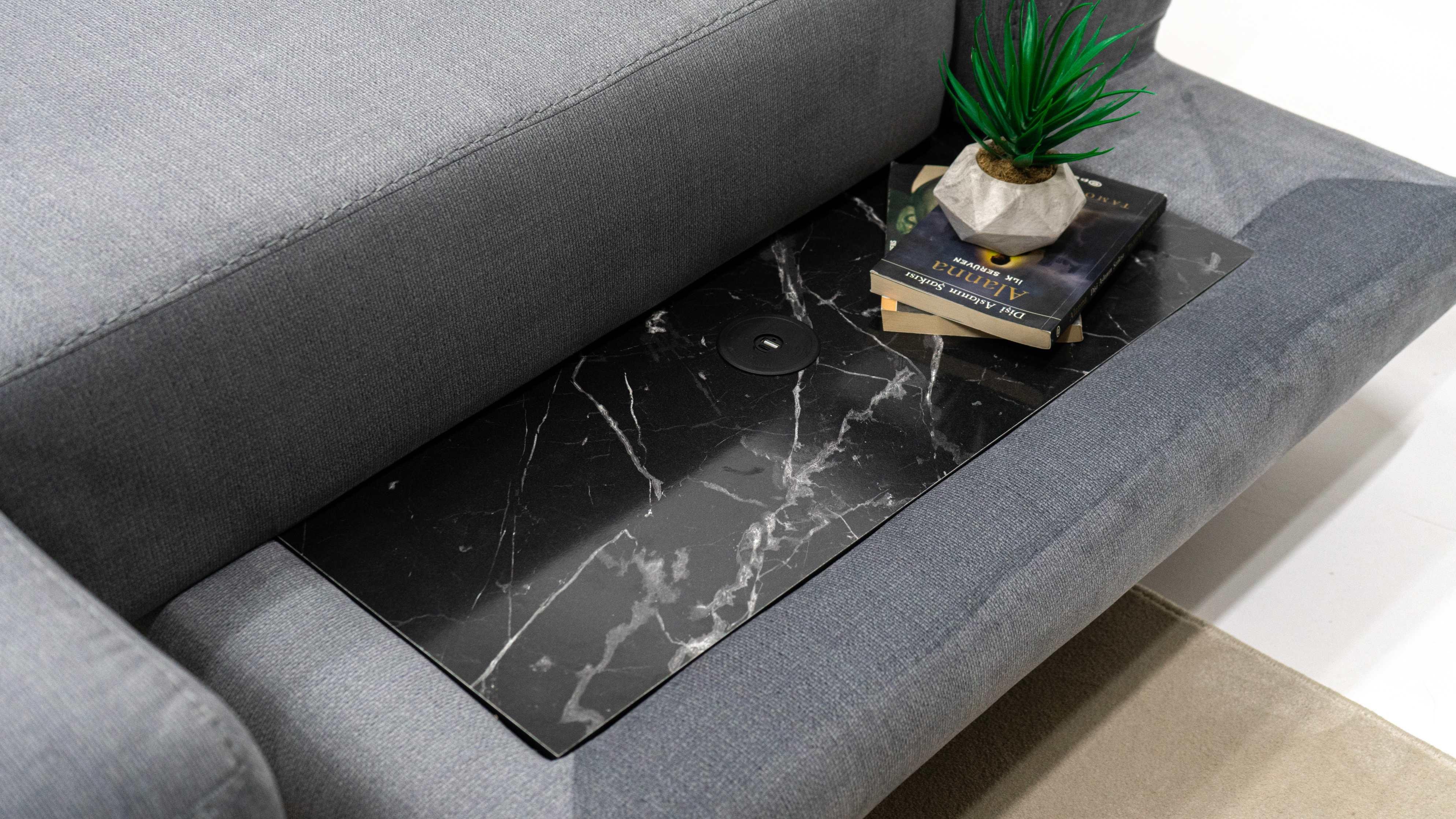 Dekorbizden Milano Köşe Koltuk Antrasit 