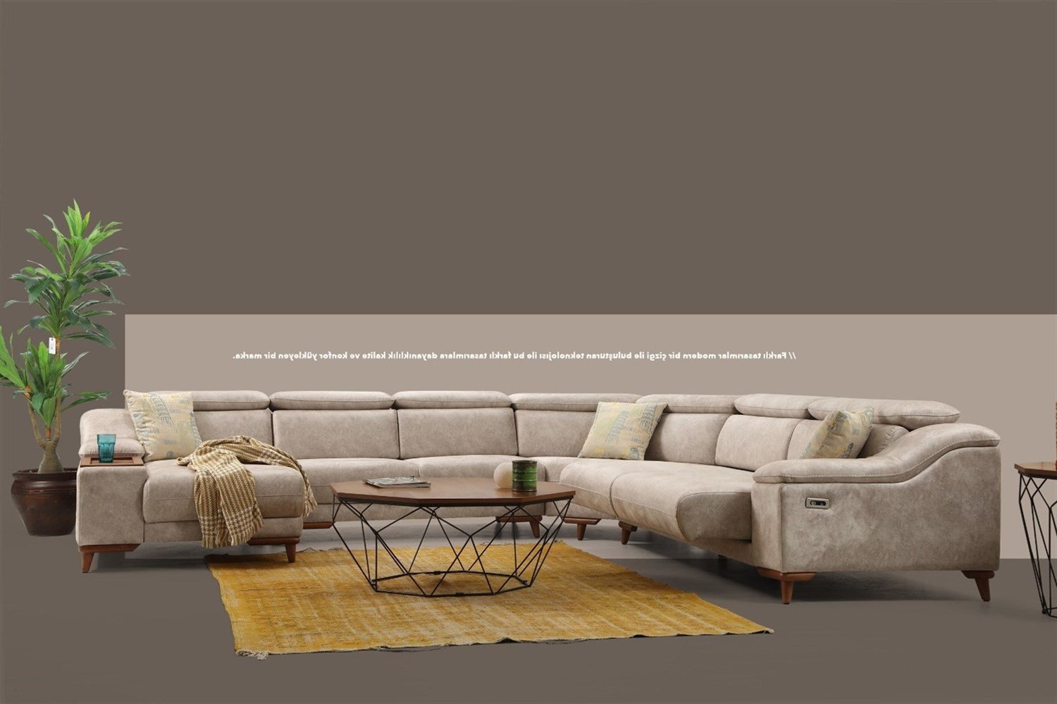 Dekorbizden Mustang U Köşe Koltuk Takımı