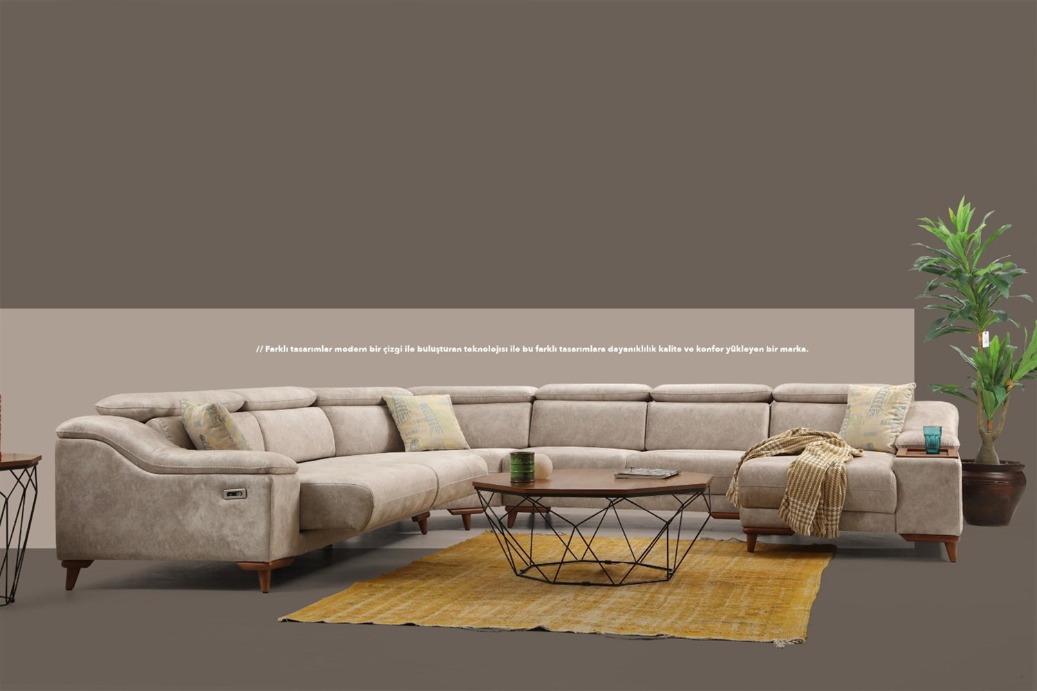 Dekorbizden Mustang U Köşe Koltuk Takımı