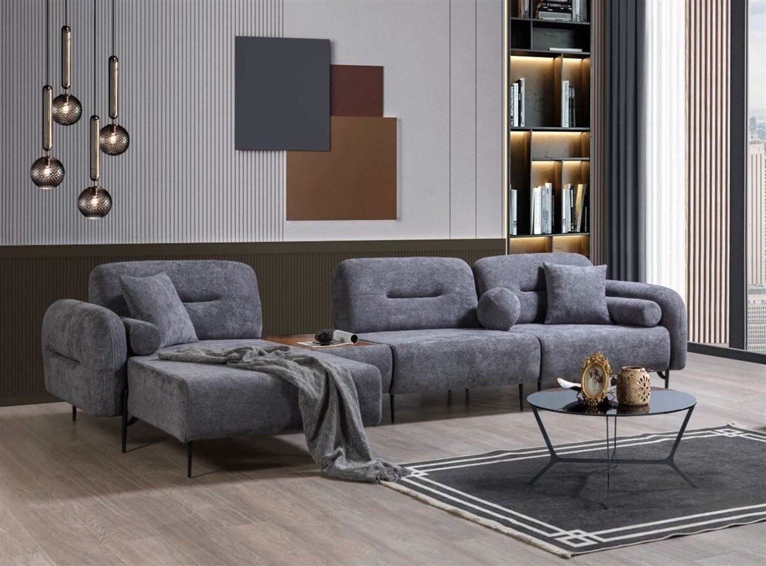 Dekorbizden Nita Sehpalı Köşe Koltuk