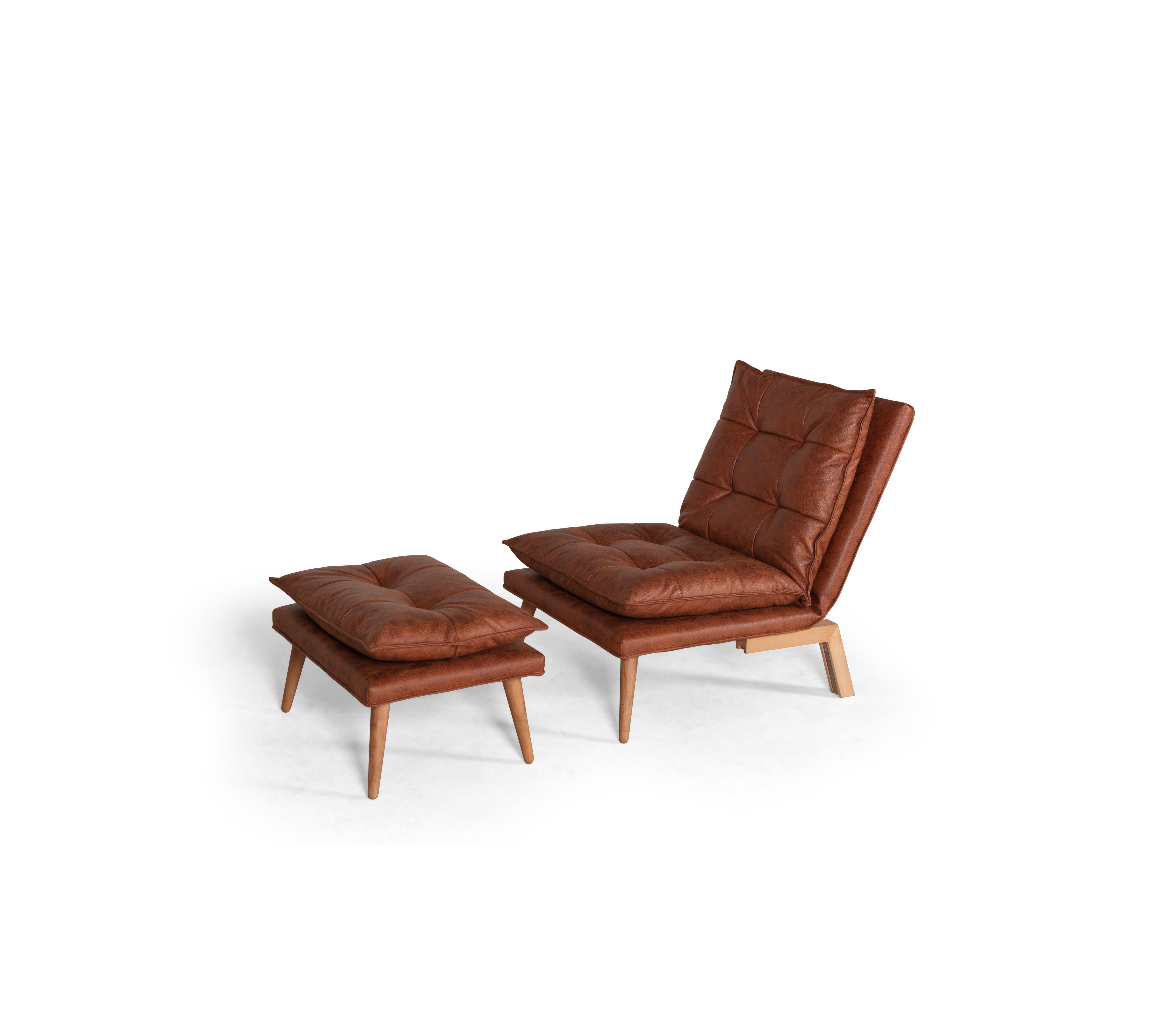 Dekorbizden Orchy Taba Tek Kişilik Yataklı Berjer