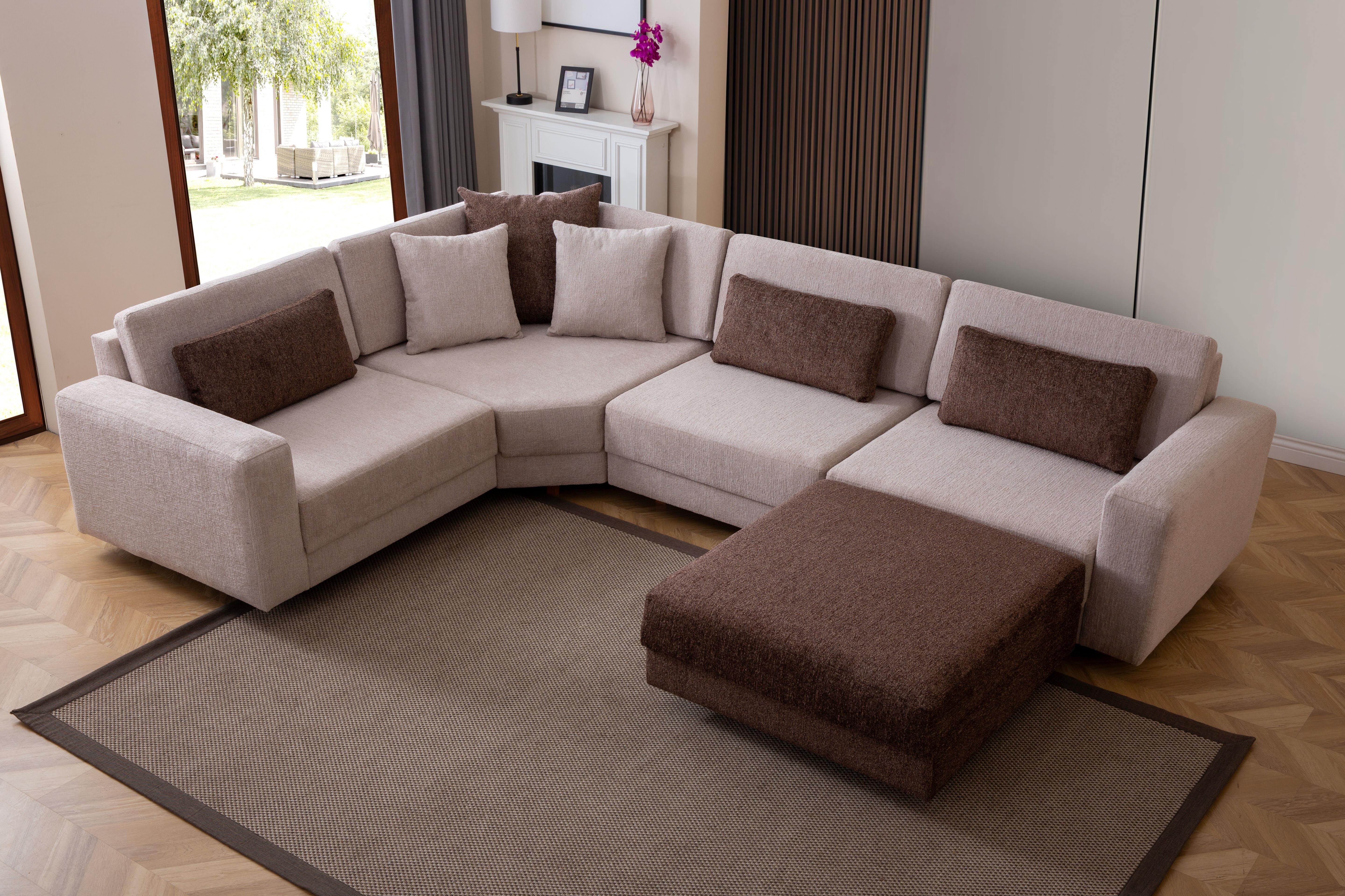 Dekorbizden Padme Köşe Koltuk