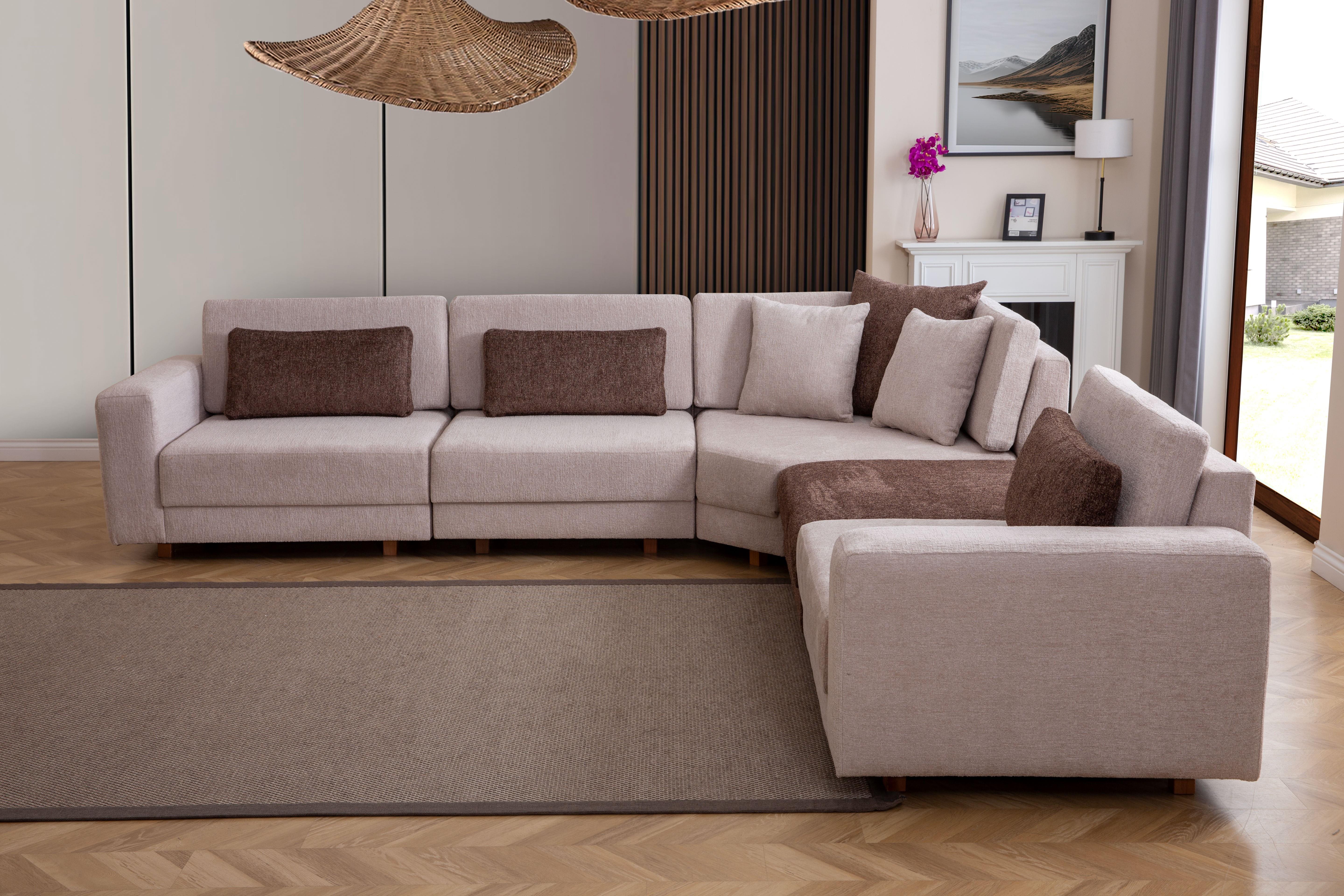 Dekorbizden Padme Köşe Koltuk