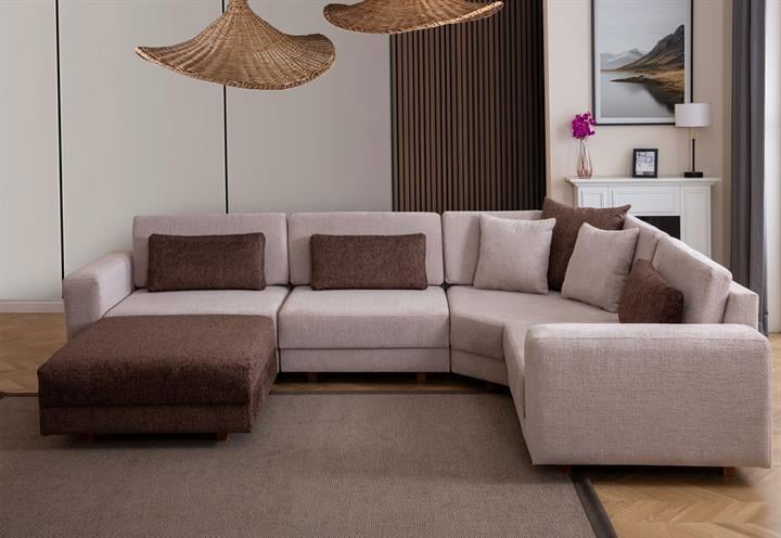 Dekorbizden Padme Köşe Koltuk