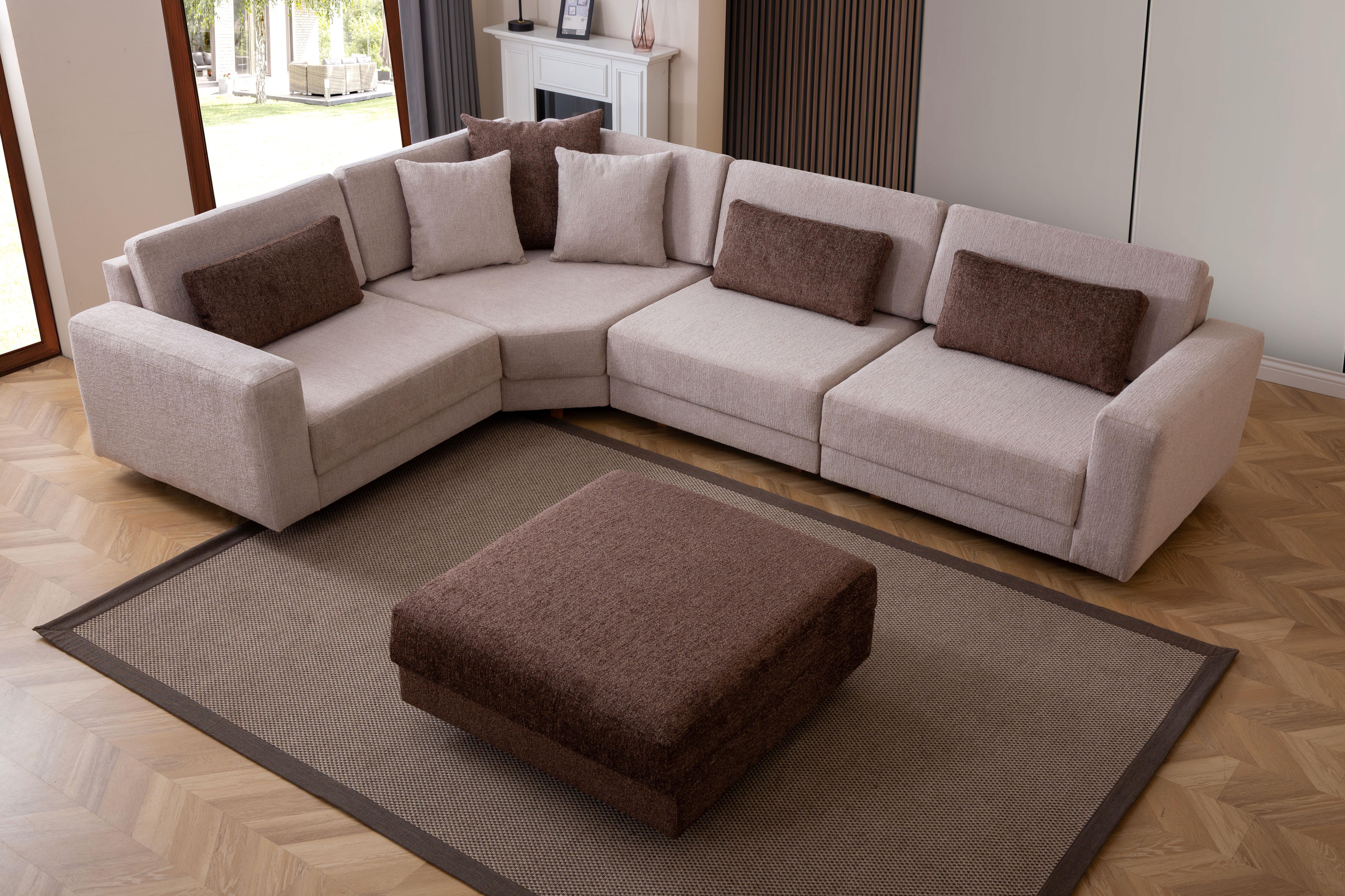 Dekorbizden Padme Köşe Koltuk