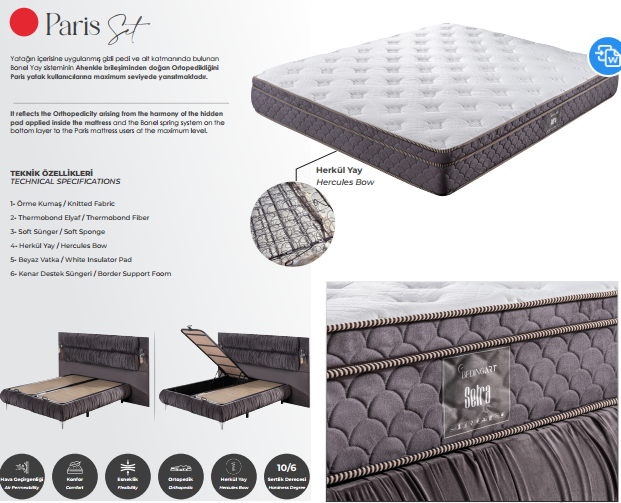 Dekorbizden Paris Baza Seti 