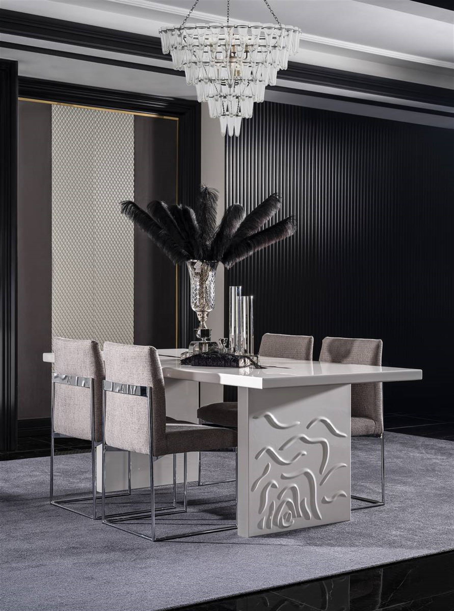 Dekorbizden Parma Yemek Odası Masa