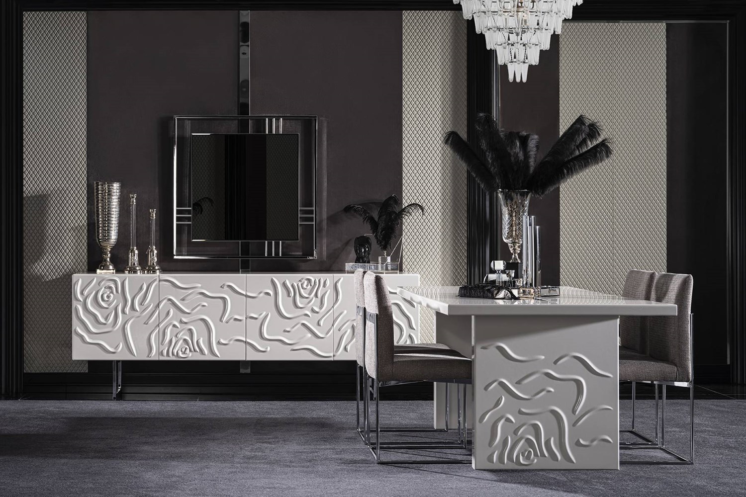 Dekorbizden Parma Yemek Odası Takımı