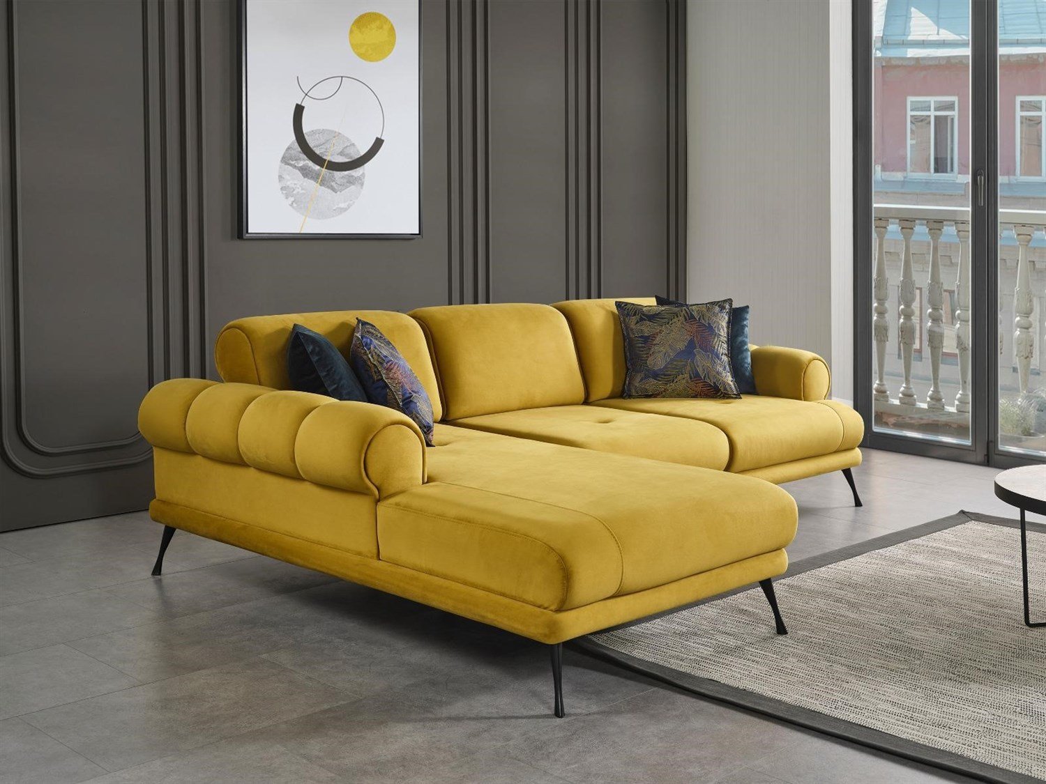 Dekorbizden Pera Köşe Koltuk 